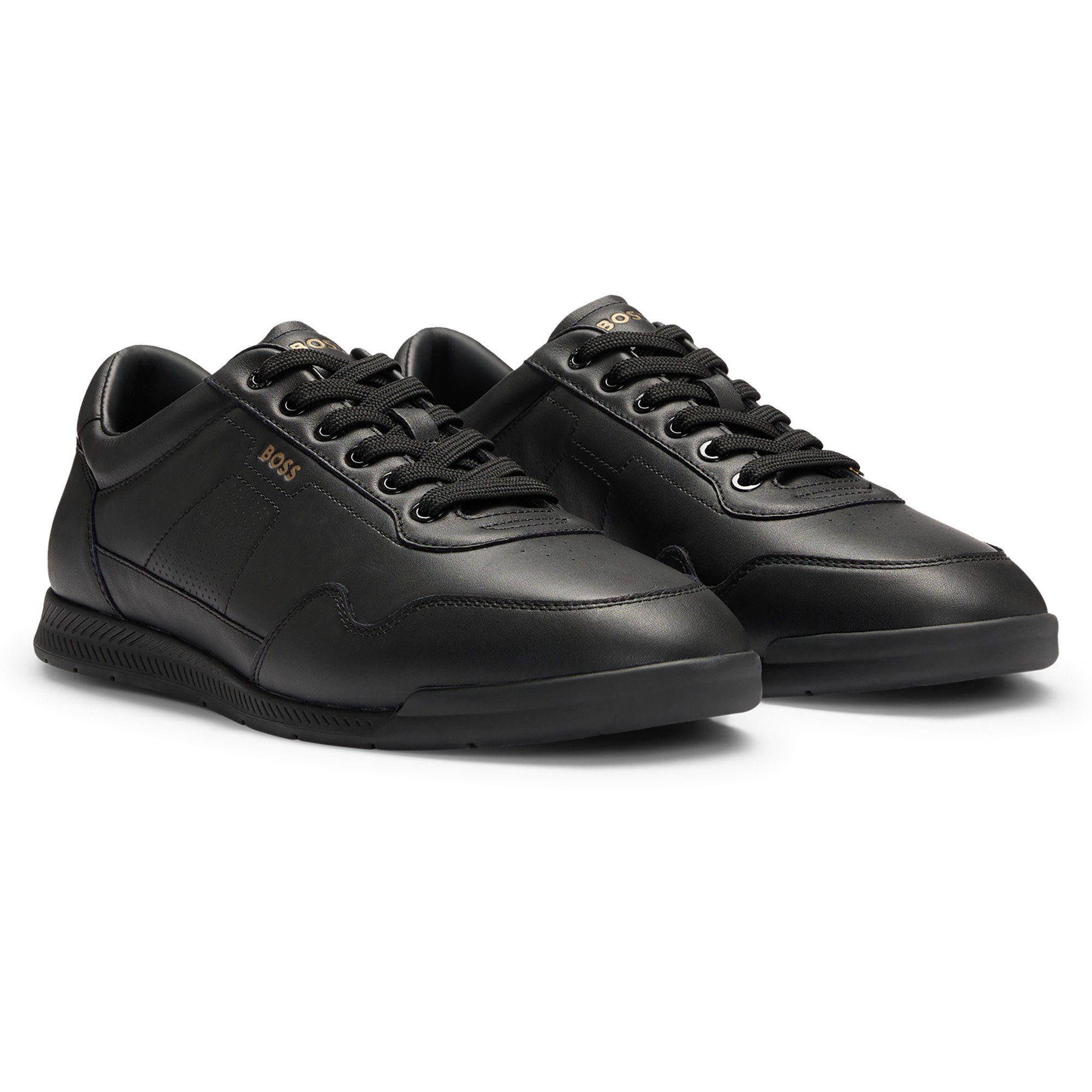 BOSS Herren Sneaker Leder Titanium SL ltpf Sneaker günstig online kaufen