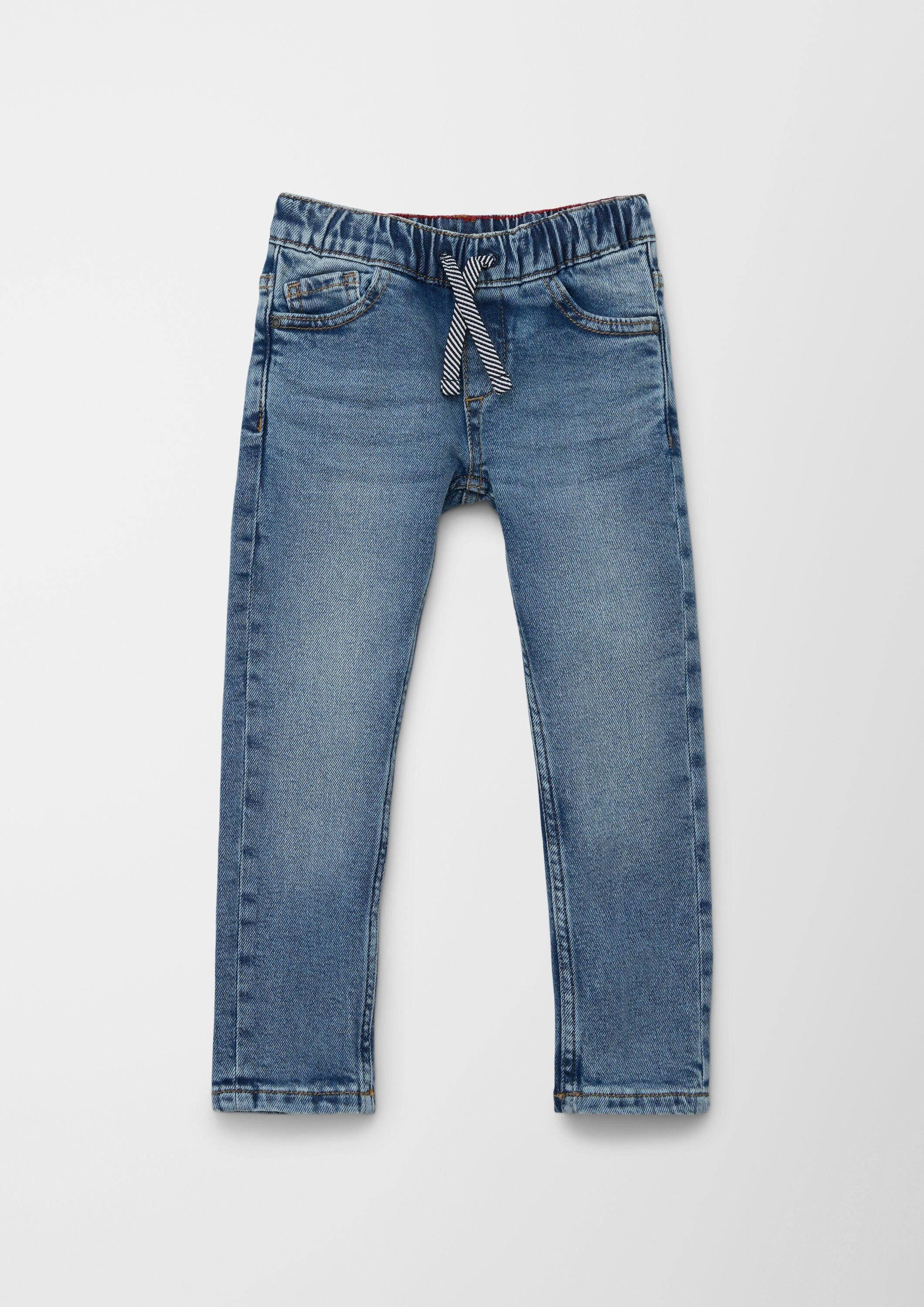 s.Oliver Slim-fit-Jeans Jeans-Hose JOGGSTYLE BRAD Jeans Joggstyle Brad / Slim Fit / Mid Rise / Slim Leg