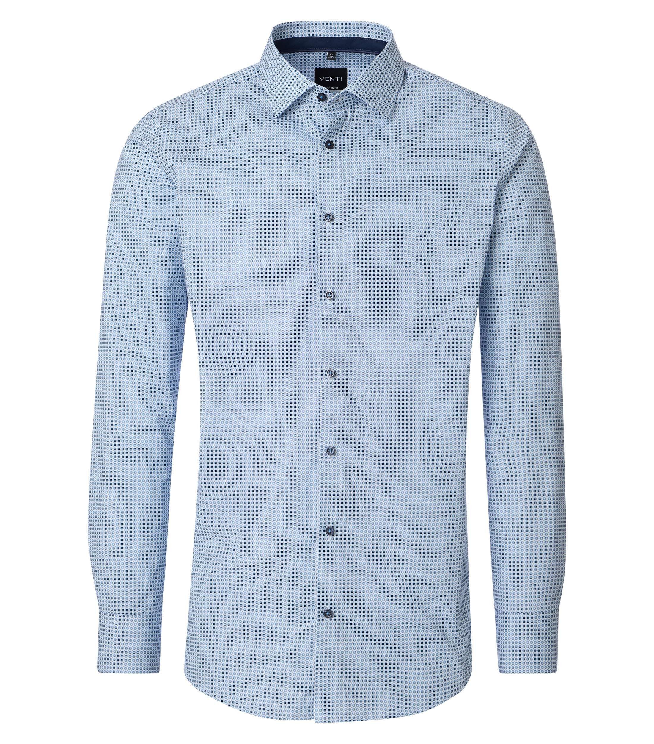 VENTI Businesshemd VENTI Businesshemd Langarm Print
