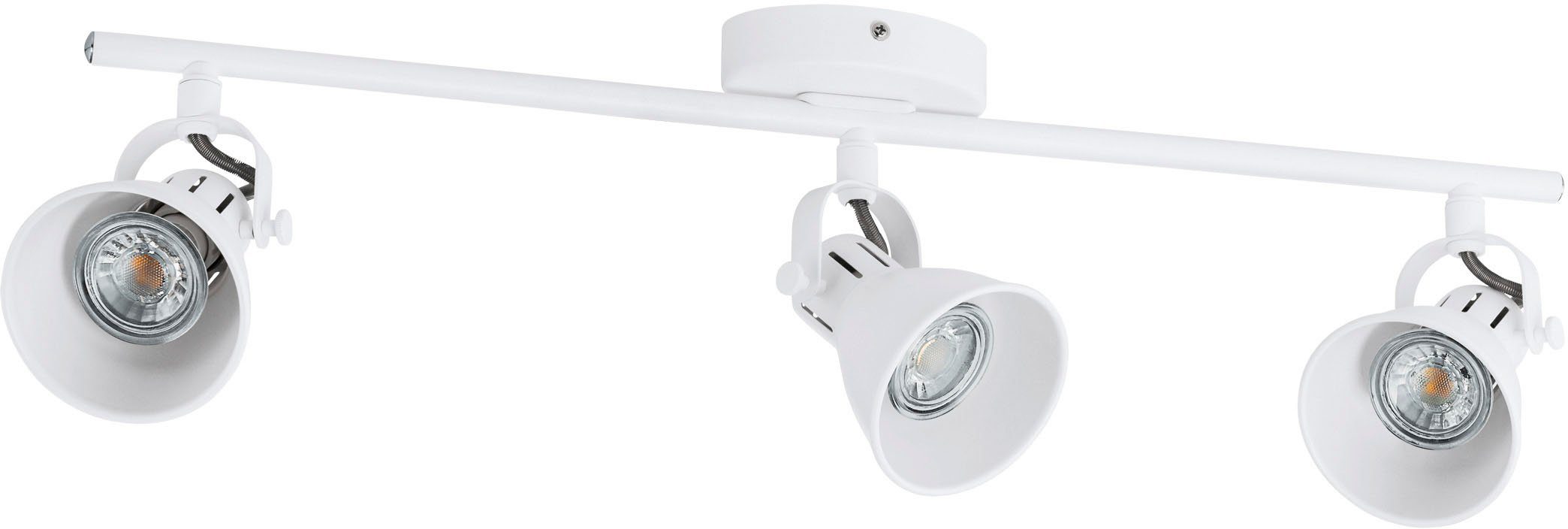 EGLO Deckenspot SERAS 1, LED wechselbar, Warmweiß, LED Deckenleuchte, LED Deckenlampe, weiß, Leuchtmittel inkl.
