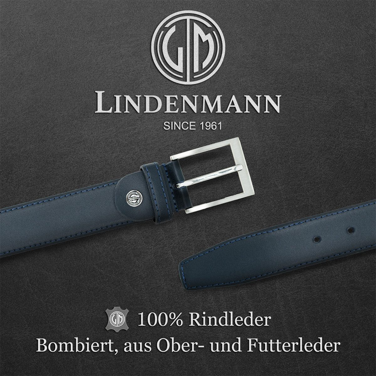 LINDENMANN Ledergürtel