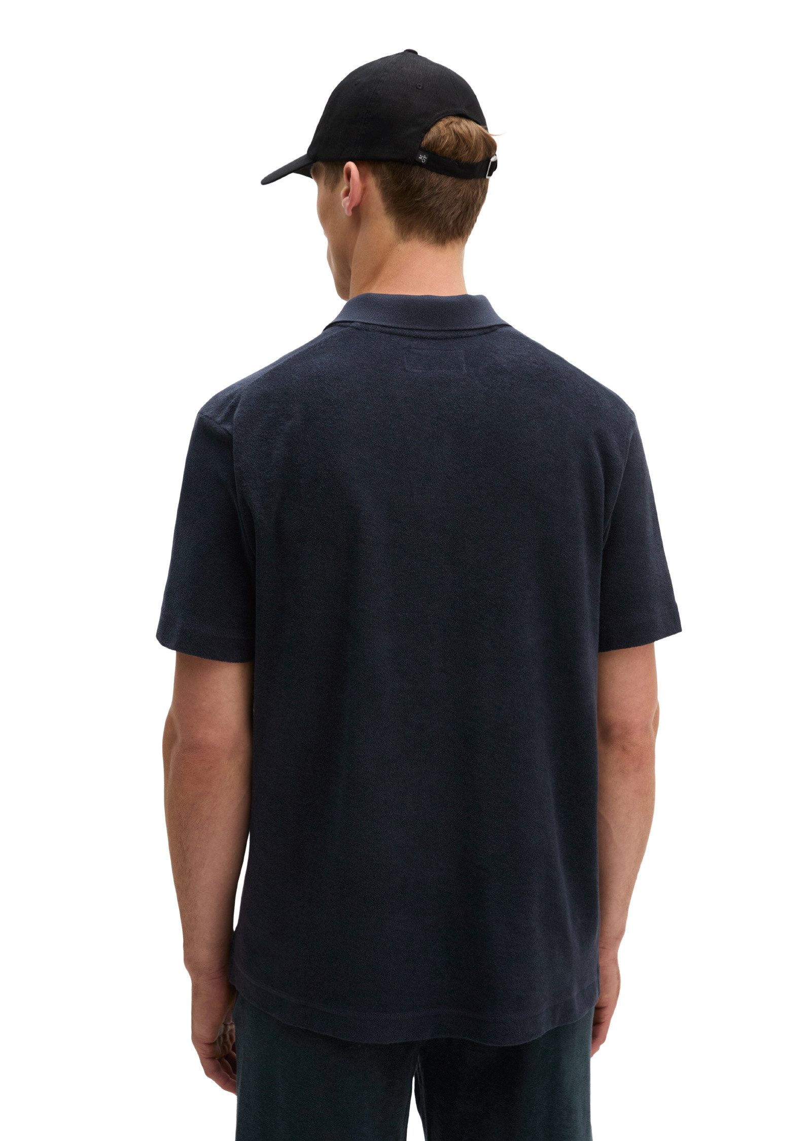 Marc O'Polo Poloshirt aus weichem Jersey-Frottee