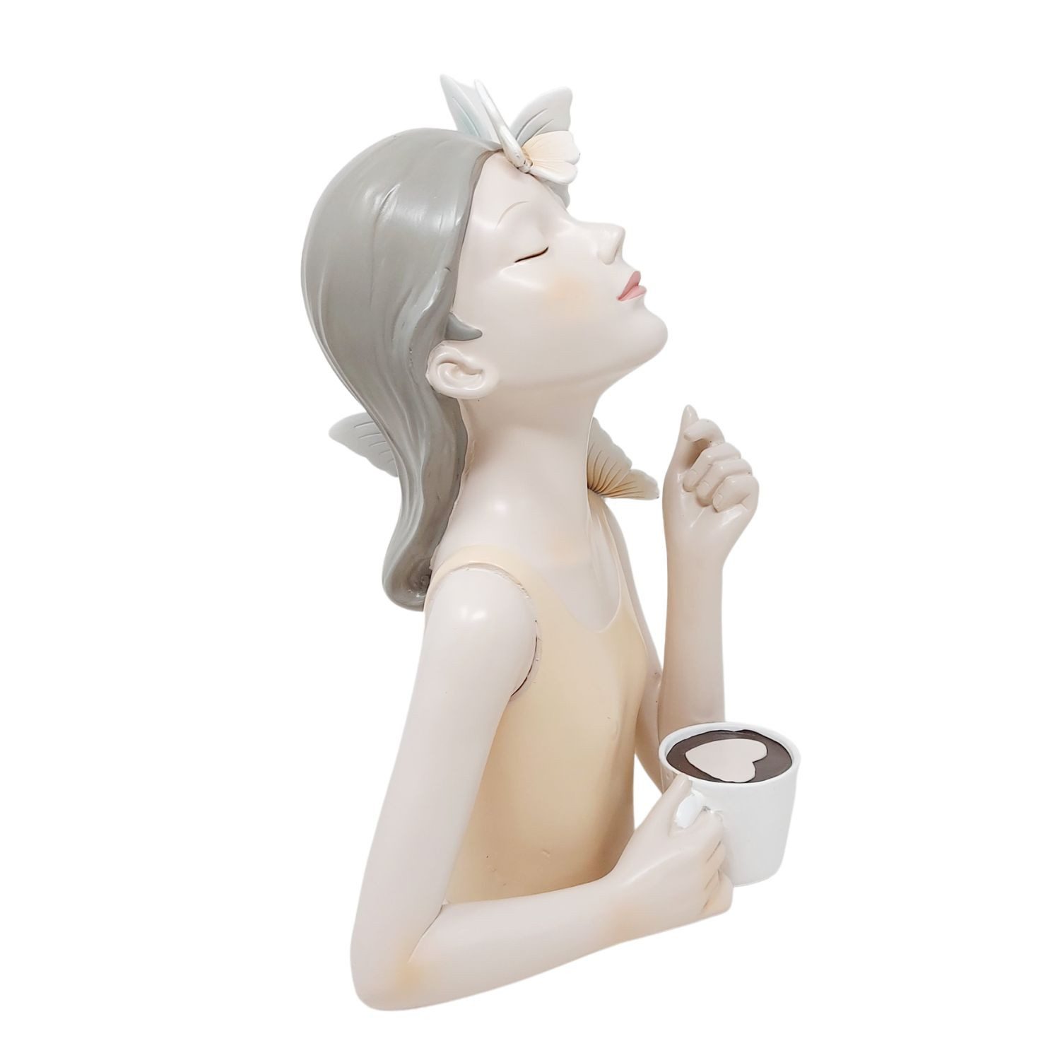 formano Dekofigur LADY, handbemalt, Mehrfarbig, Frau, H: 26cm