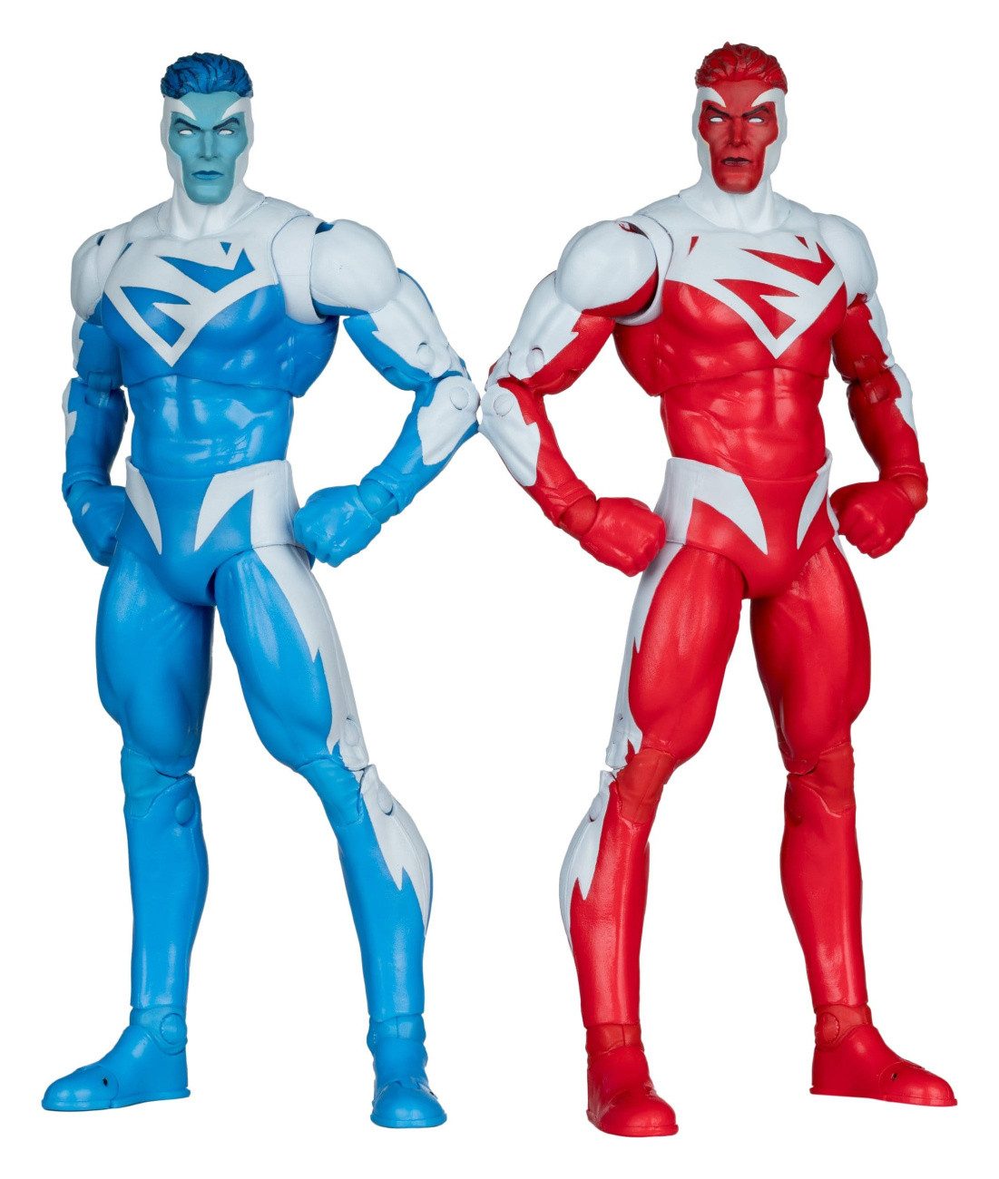 McFarlane Toys Actionfigur DC Multiverse Actionfiguren 2er-Pack Superman Blue vs. Superman Red (G
