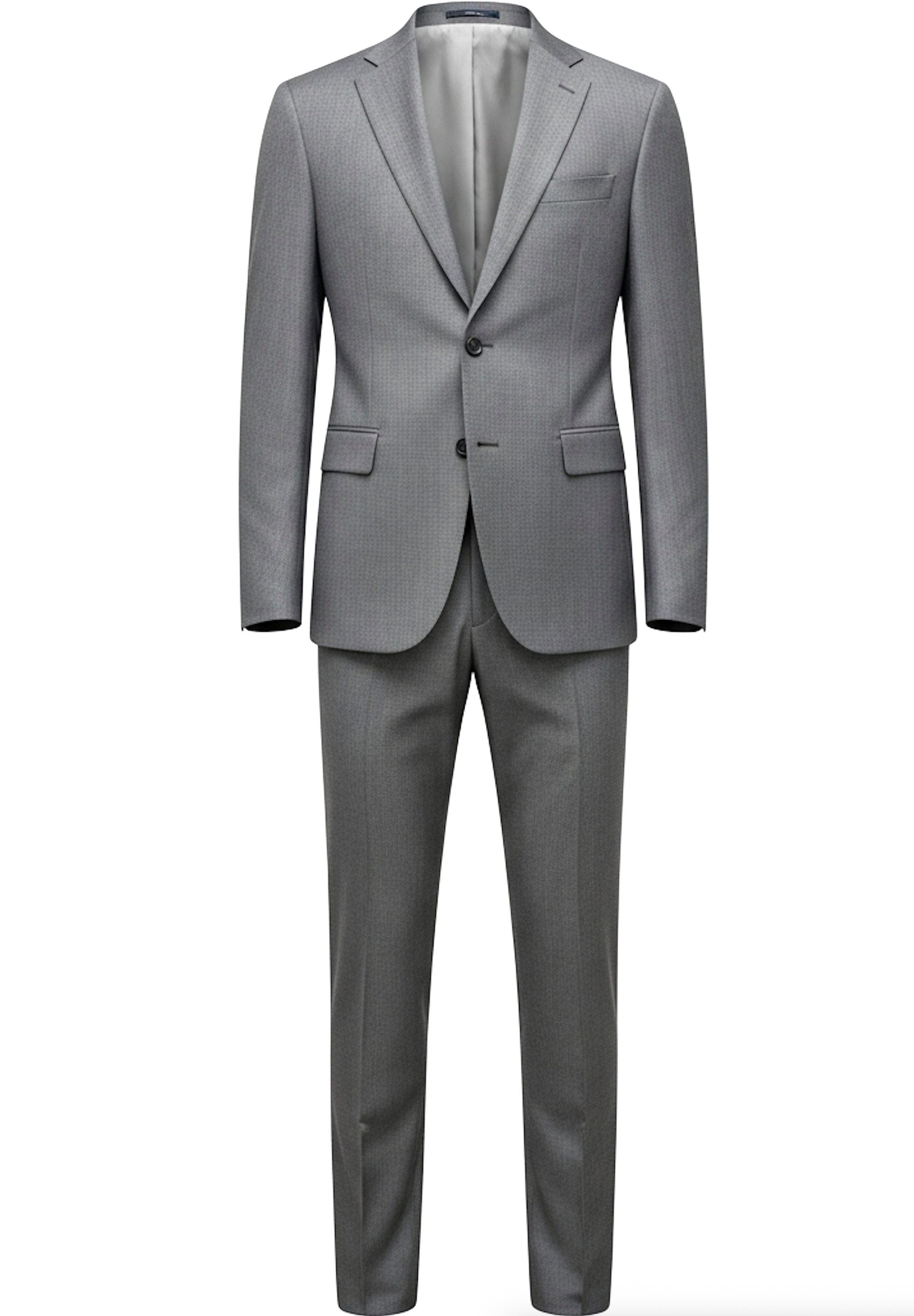 Keskin Collection Anzug Anzug Slim Fit - Hellgrau Royalblau Dunkelgrau Schw günstig online kaufen