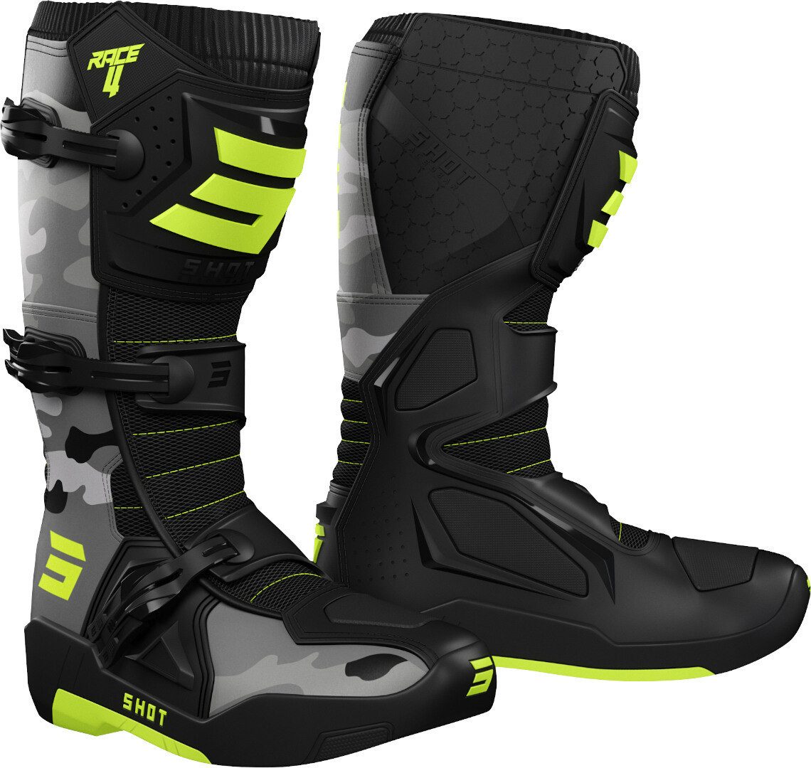 Shot Race 4 Motocross Stiefel Motorradstiefel günstig online kaufen
