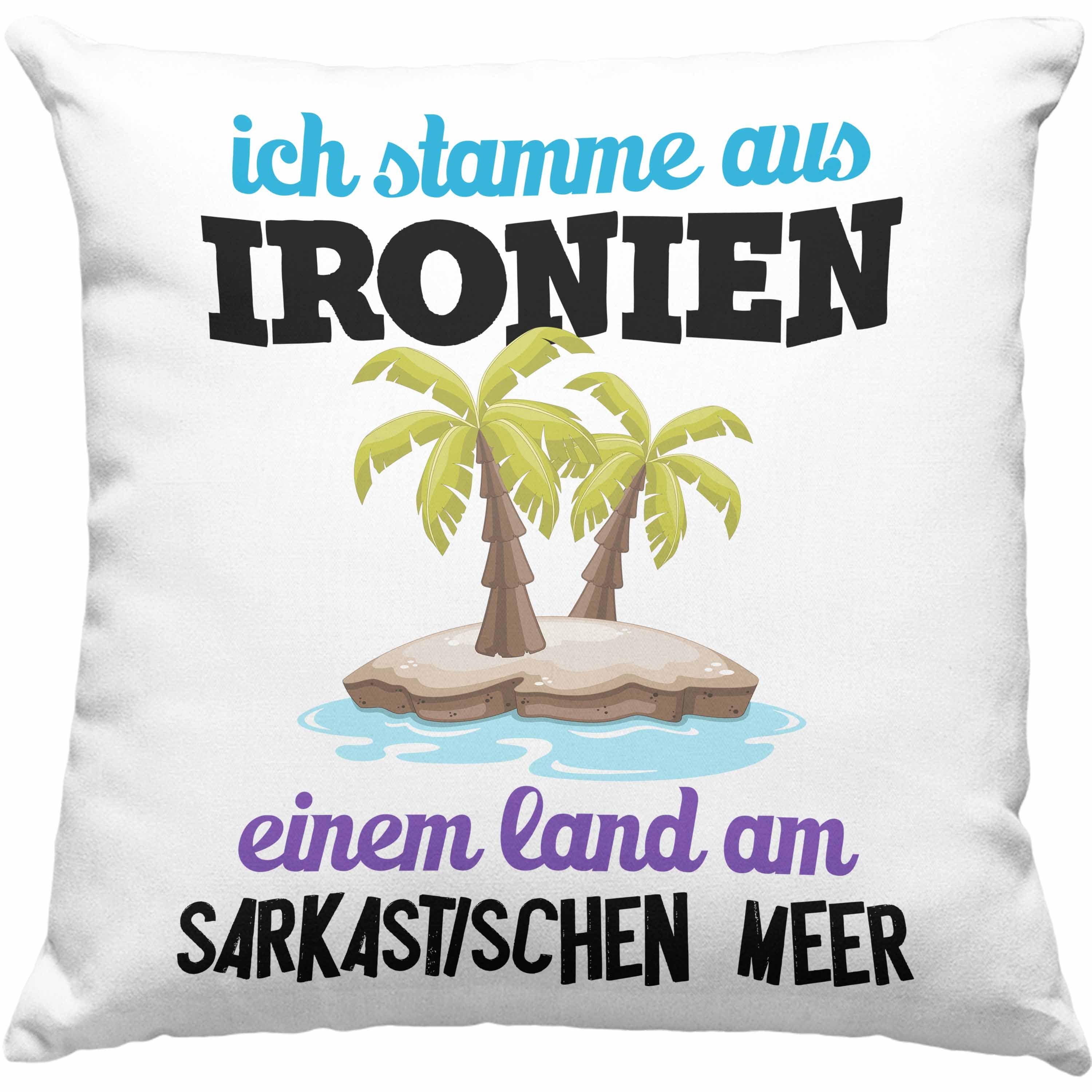 Trendation Dekokissen Ironien Sarkasmus Aus Spruch mit Dekokissen Füllung Funny Arbeitskollegin Geschenk 40x40 Trendation Fun - Kissen WItzig Rosa Stamme Ich Humor