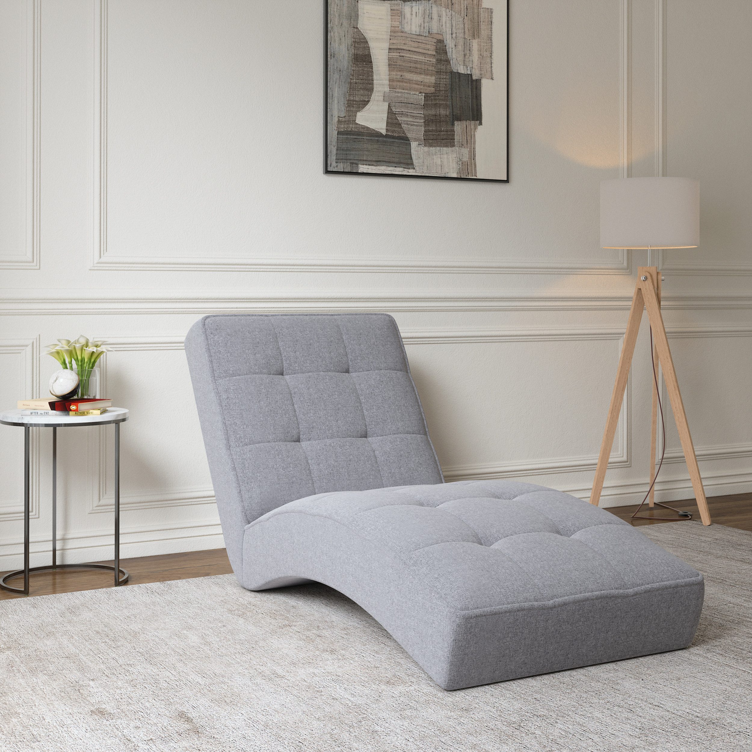 MOEBLO Chaiselongue Livano, – Sitz- und Liegesessel Sofa elegantes Liegesofa Ruheliege Relaxliege Liegesessel 1-Sitzer, für Wohnzimmer und Relax-Bereiche (BxHxT): 73x79x170 cm