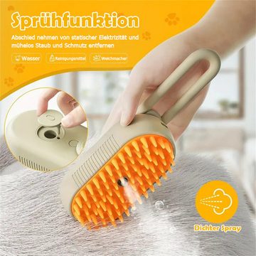 Bifurcation Fellbürste Tragbare, faltbare Haustier-Spray-Massage-Schönheitsbürste, (1-tlg)