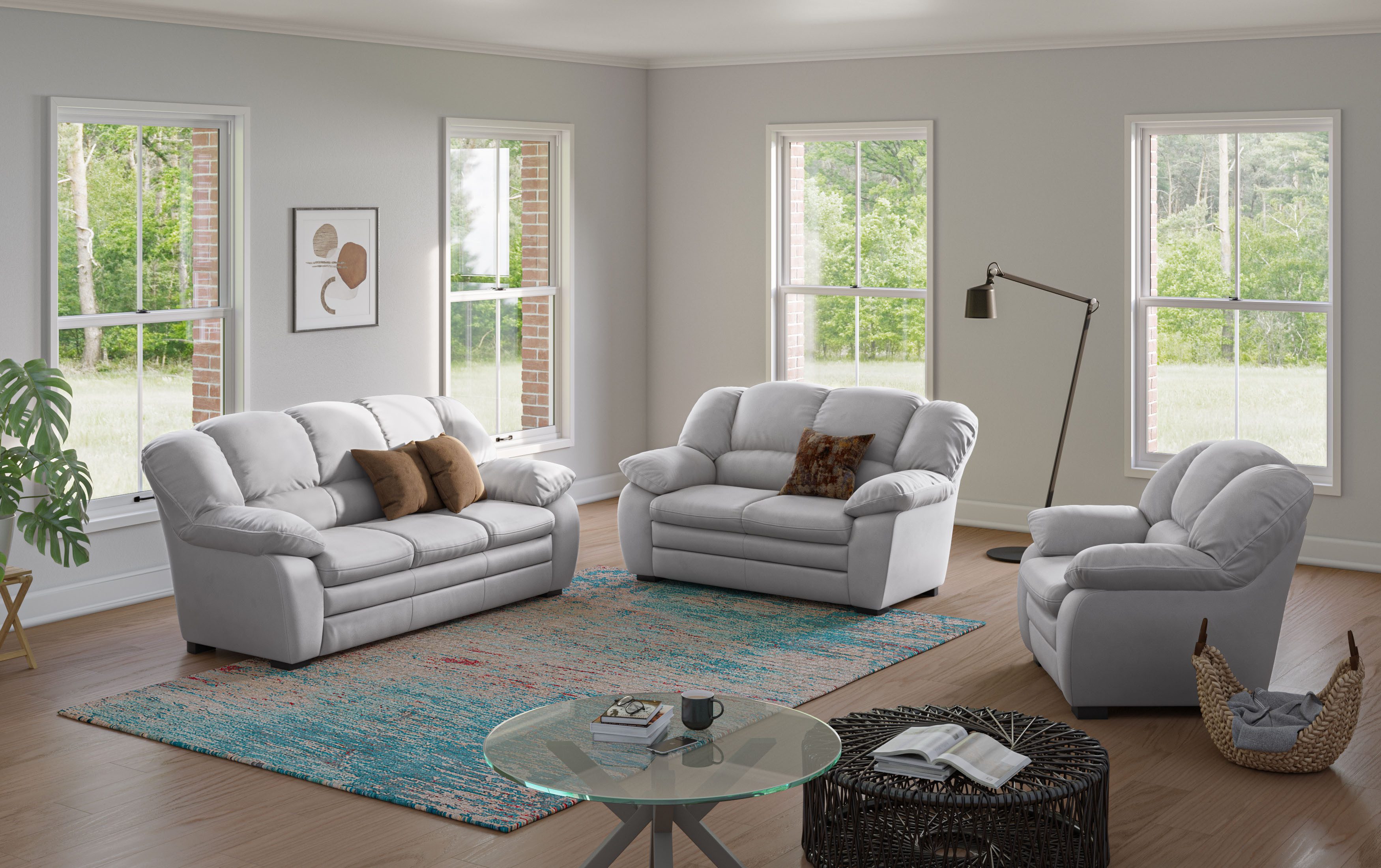 COTTA Polstergarnitur Casino, Sofa Set, 3-2-1 Sitzer, Wohnzimmer Garnitur, günstig online kaufen