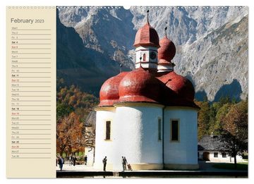 CALVENDO Wandkalender Highlights of Bavaria (Premium-Calendar 2023 DIN A2 Landscape)