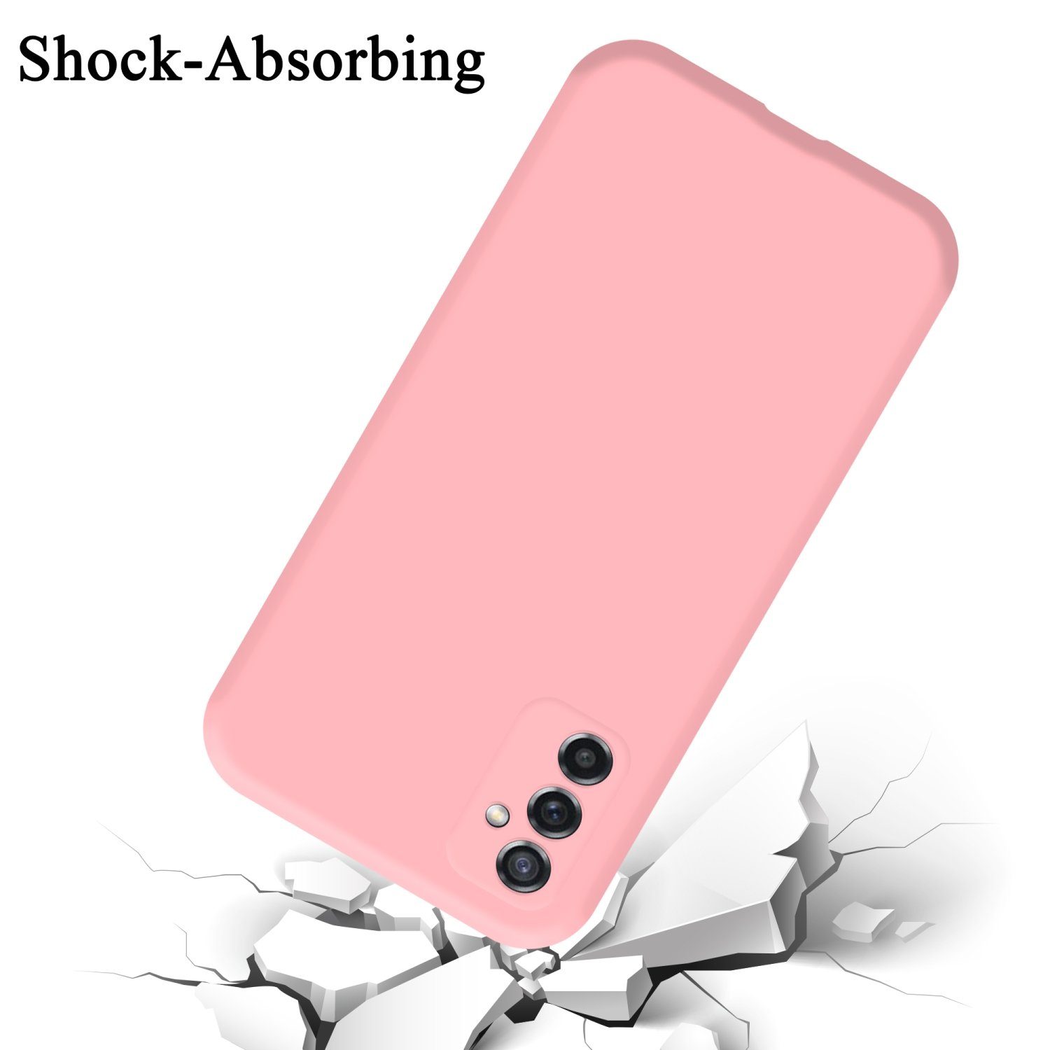 Cadorabo Handyhülle für Samsung Galaxy M52 5G Hülle Samsung Galaxy M52 5G, Flexible Hülle TPU Silikon Schutzhülle Back Cover Case