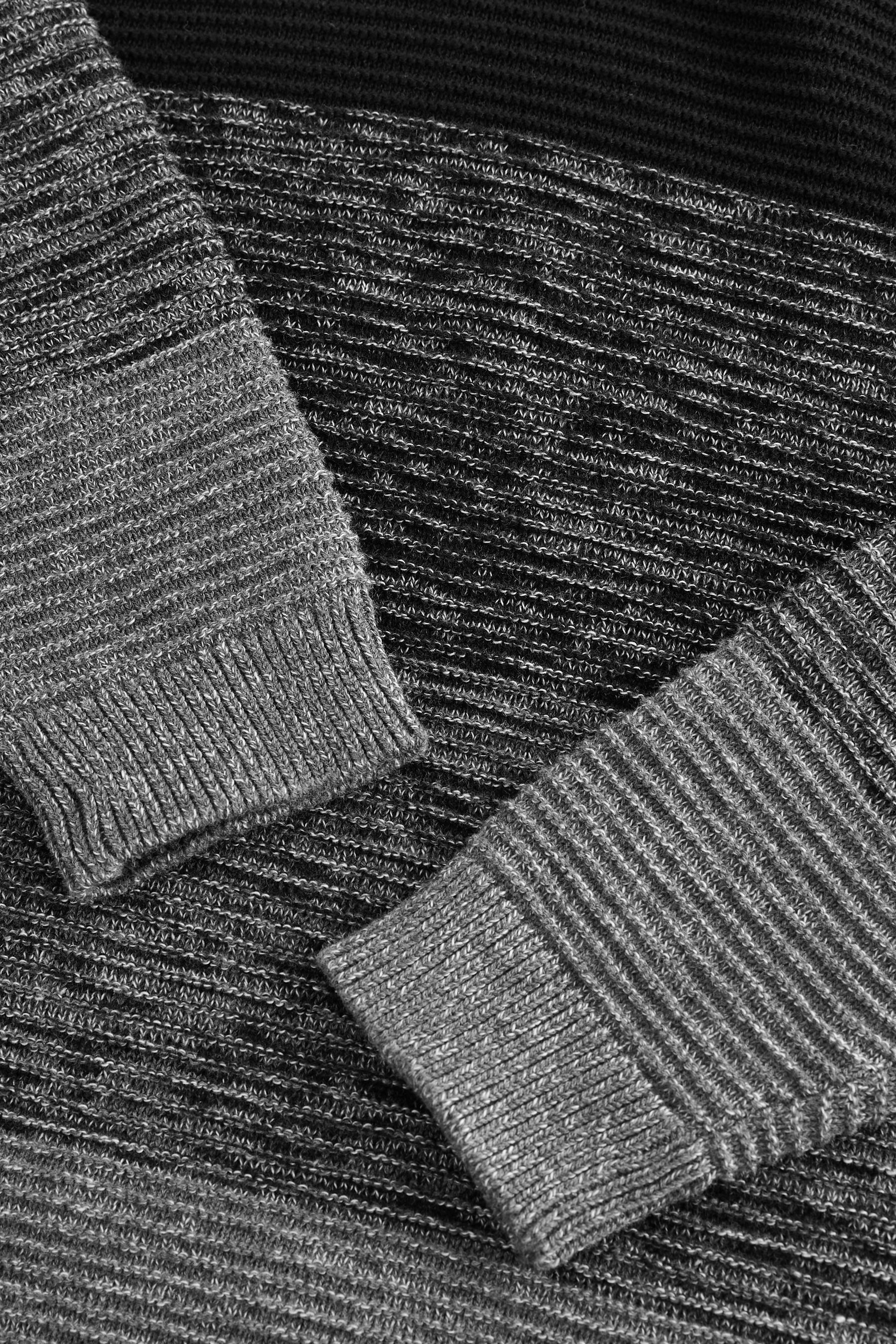 Next Kapuzenpullover Gestricktes Hoodie aus 100 % Baumwolle (1-tlg) – Bild 3 von 3