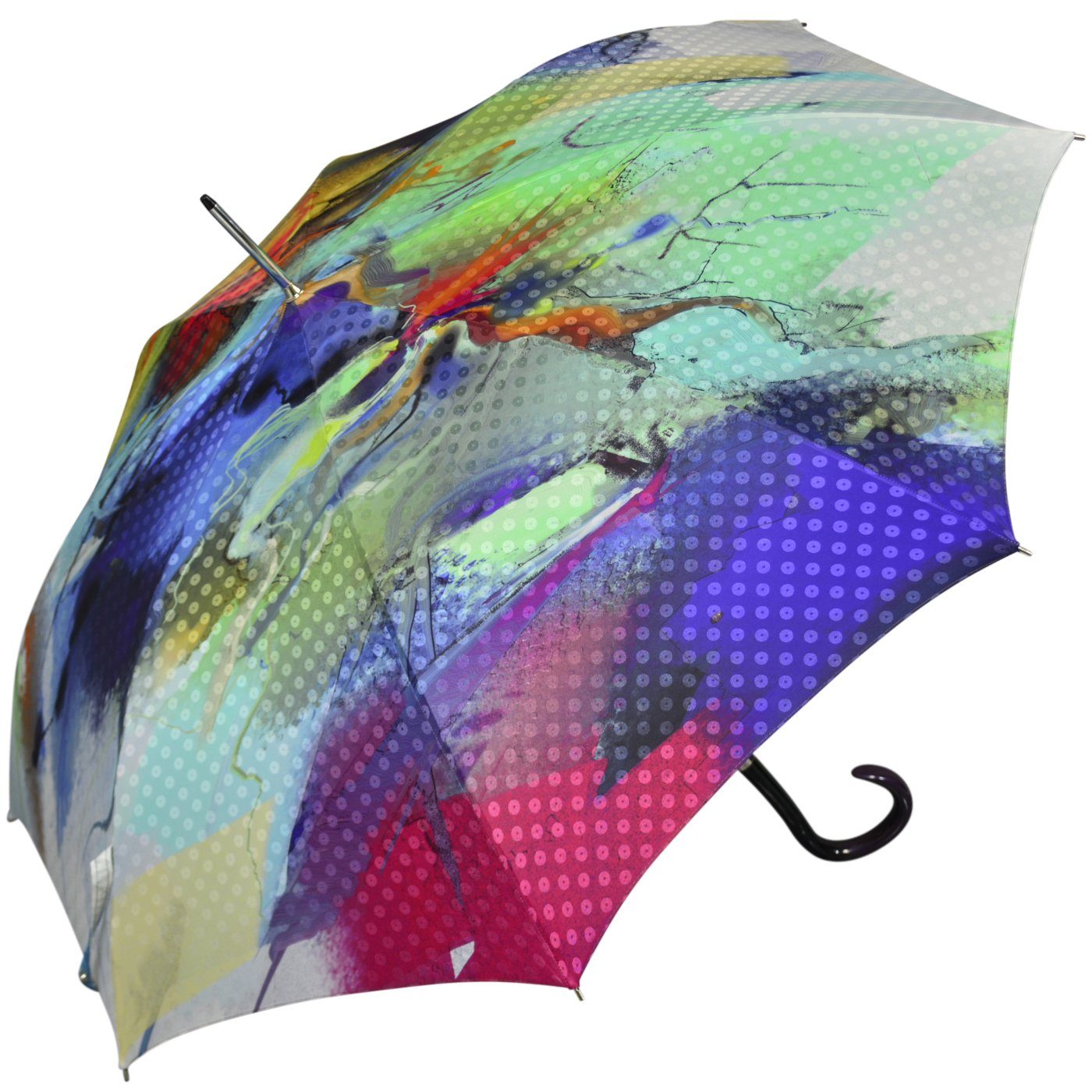 doppler MANUFAKTUR Stockregenschirm edler, handgearbeiteter Manufaktur-Regenschirm, einzigartige Designs in leuchtenden Farben