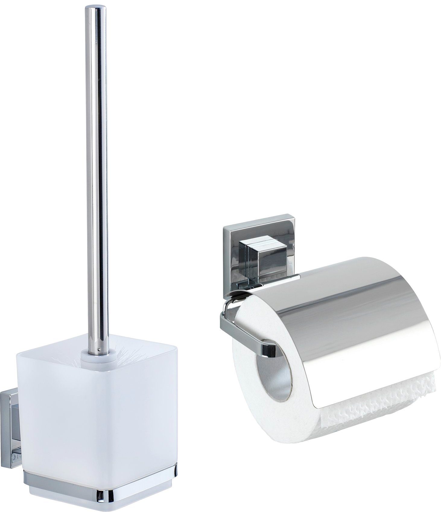 WENKO Badaccessoire-Set Vacuum-Loc Quadro, Set, 2 günstig online kaufen