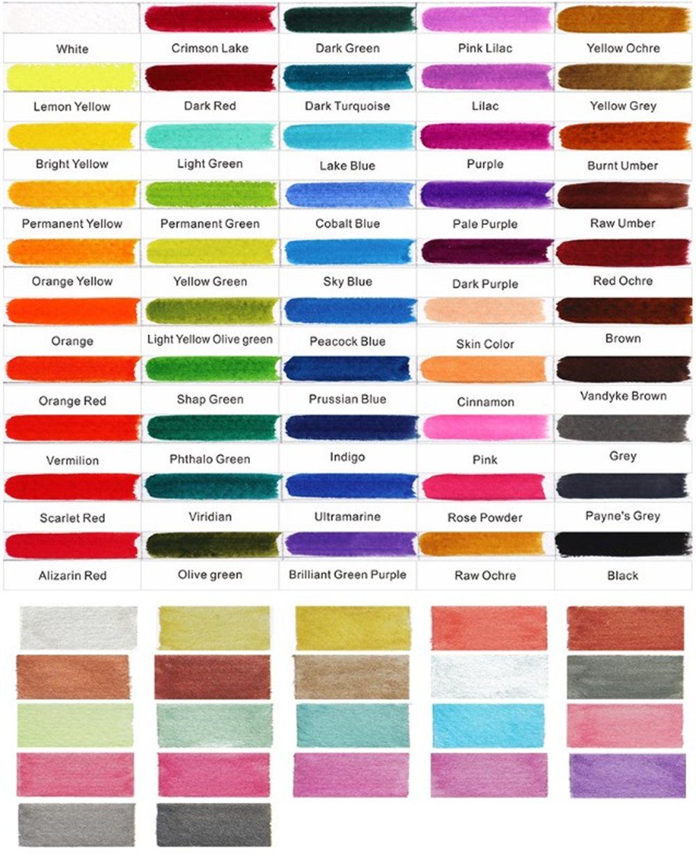 Malkasten Aquarell Lackmarker Farbe, für Watercolor Set Malen Pinsel,Wasserfarben Anfänger Inklusive Set,mit 50/72/90 Aquarellfarben - XDeer