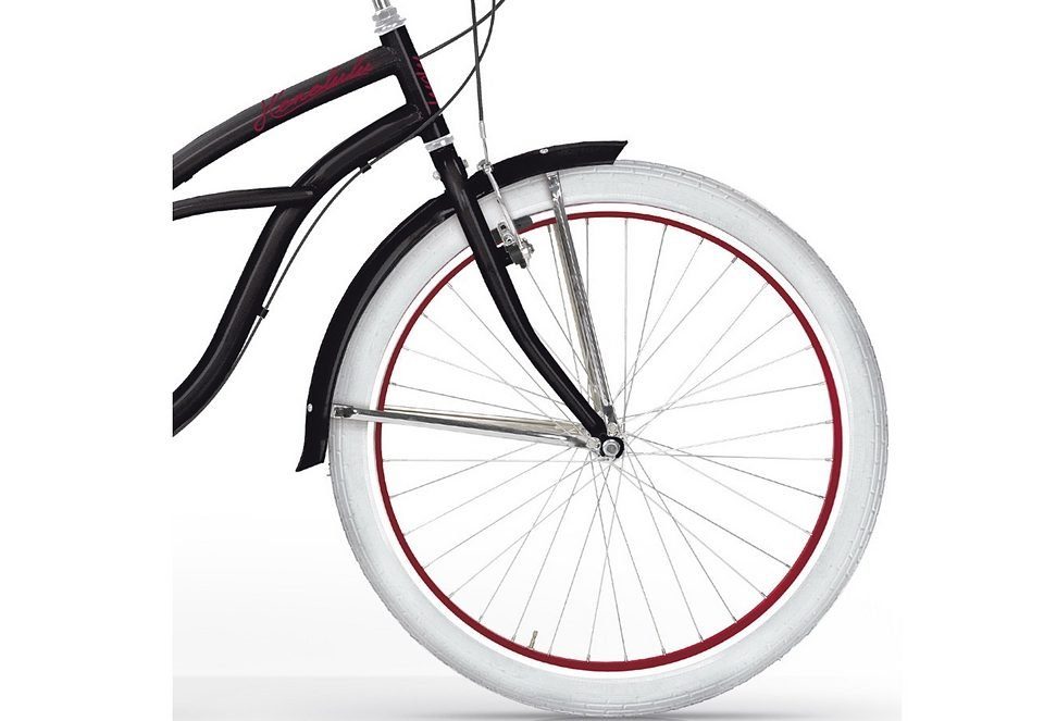 MBM Cruiser Honolulu Woman, Model 125, 6-speed Shimano Tourney derailleur, derailleur gears, for women, derailleur gears