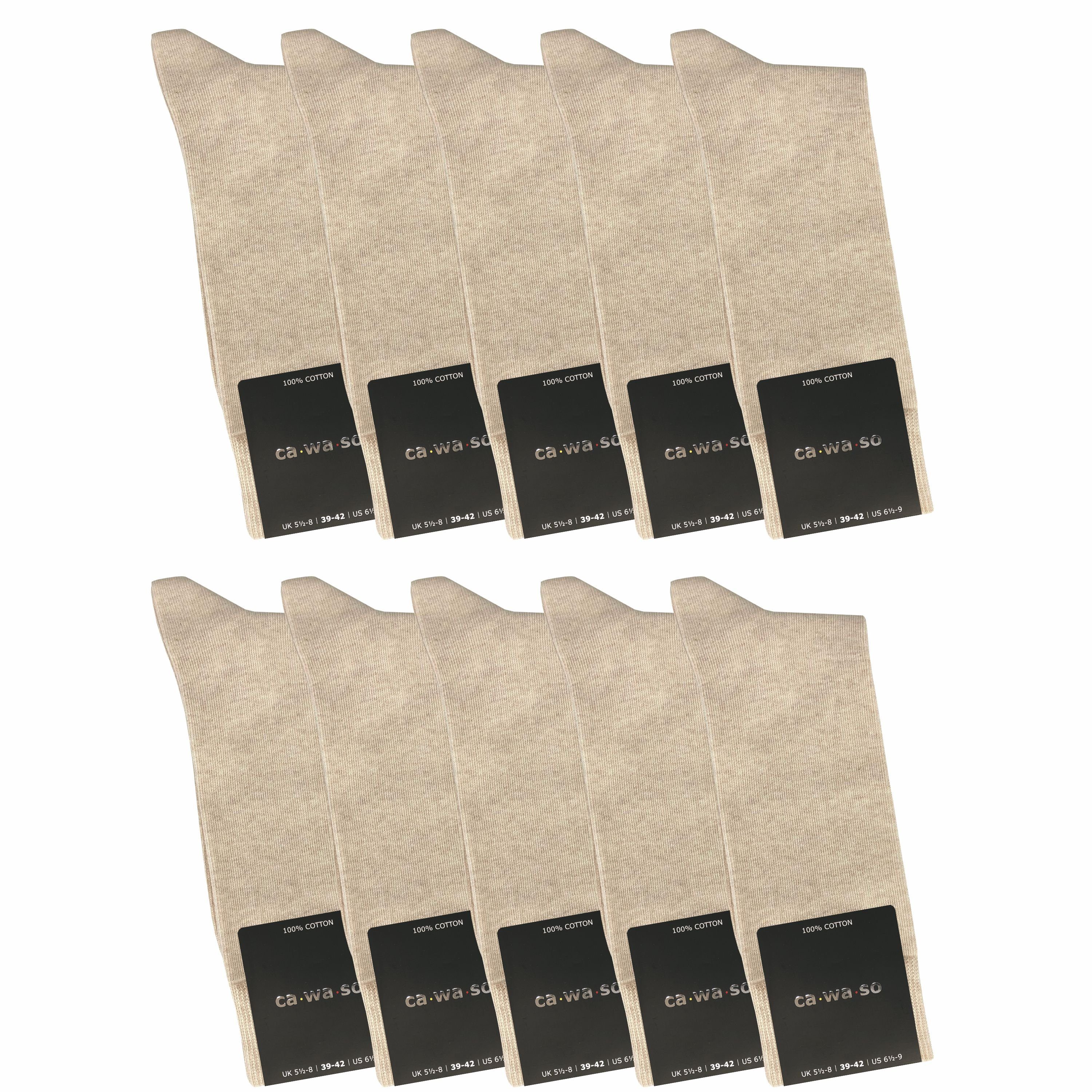 ca·wa·so Businesssocken für Herren aus 100 % Baumwolle - Reine Baumwollsock günstig online kaufen