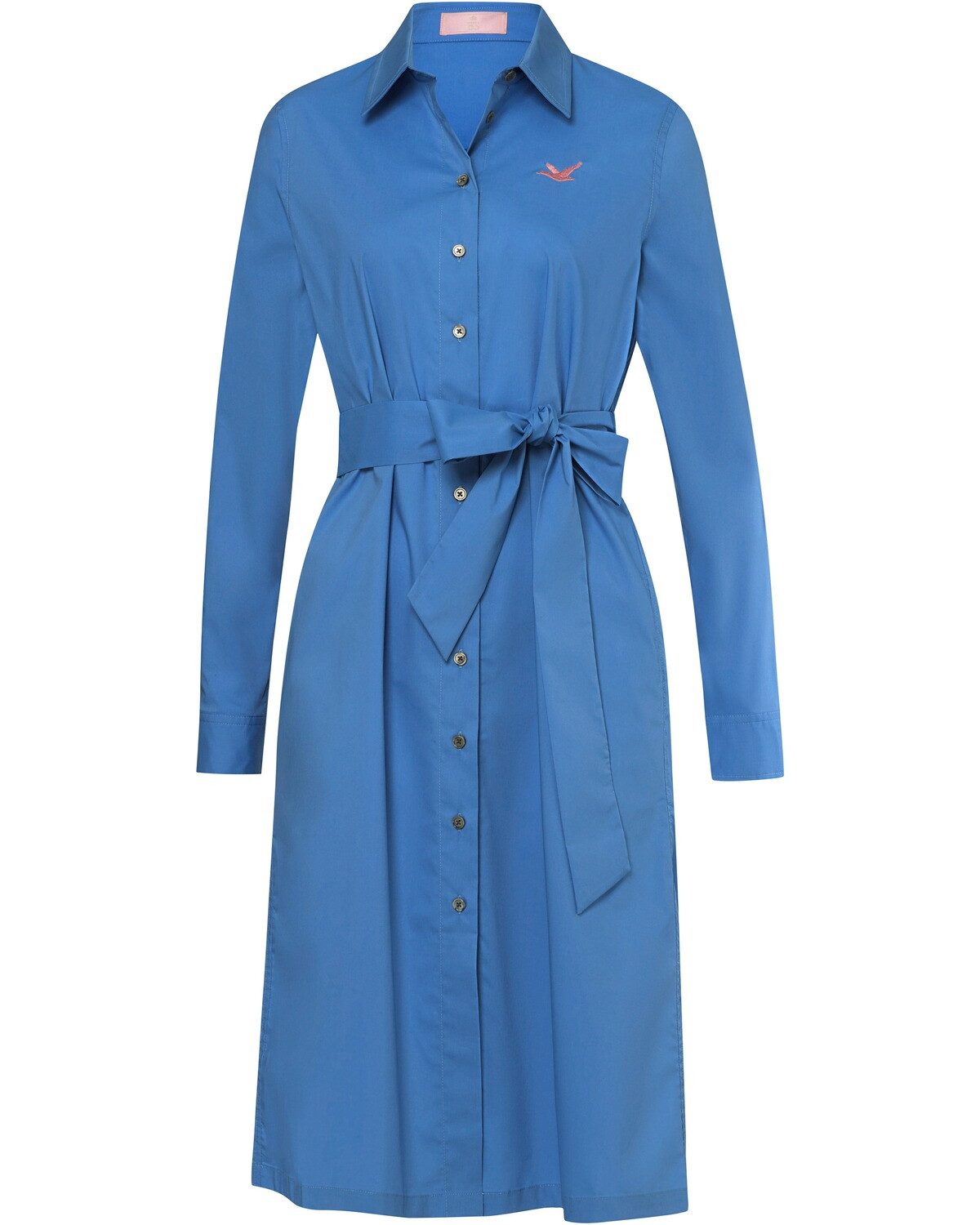 Brigitte von Schönfels Midikleid Hemdblusenkleid mit Bindegürtel günstig online kaufen