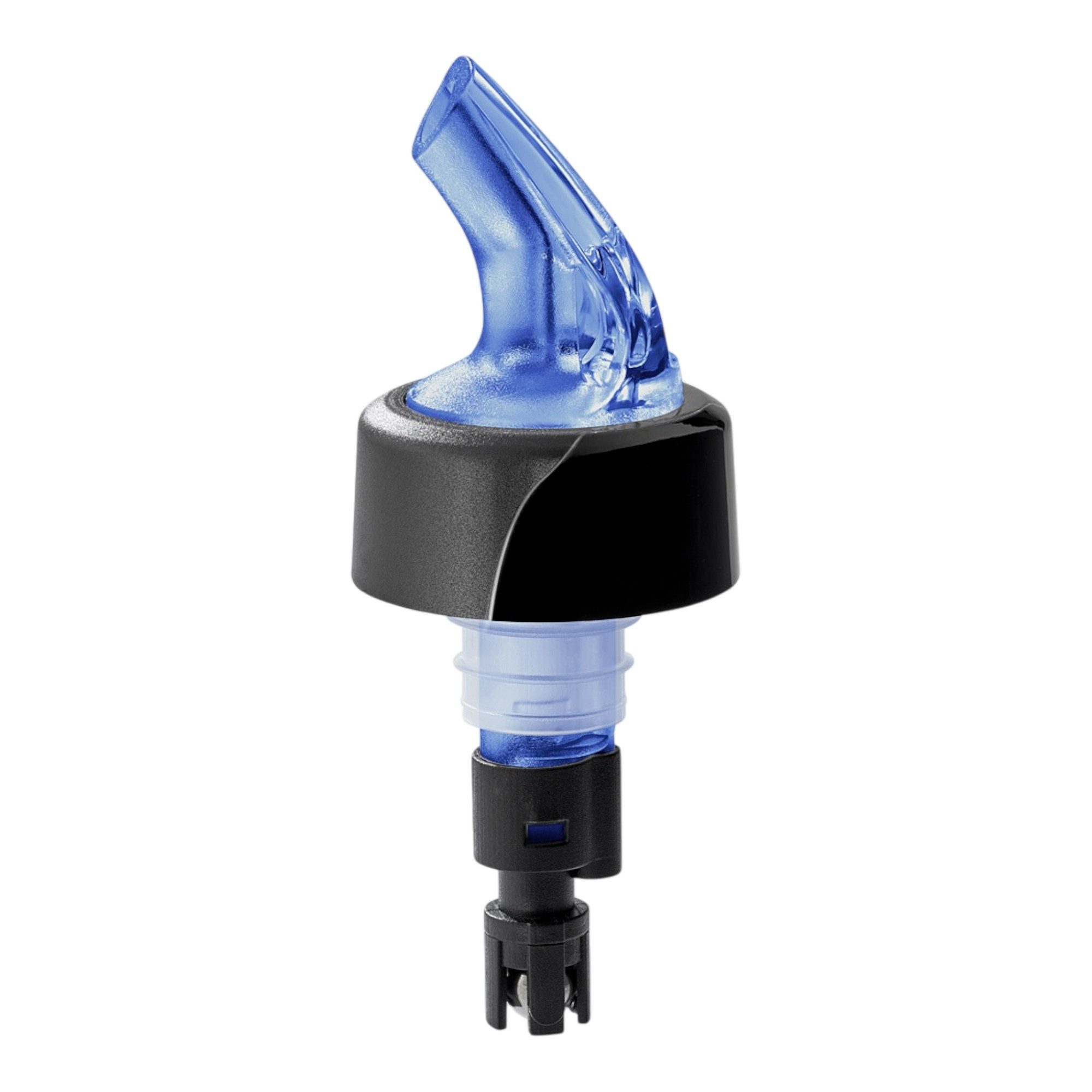 Fuchs Gastronomiebedarf Flaschenausgießer Compact® Flaschen Portionierer Neon Blau mit Dosierung, 1-St., tiefkühlgeeignet bis -10 °C