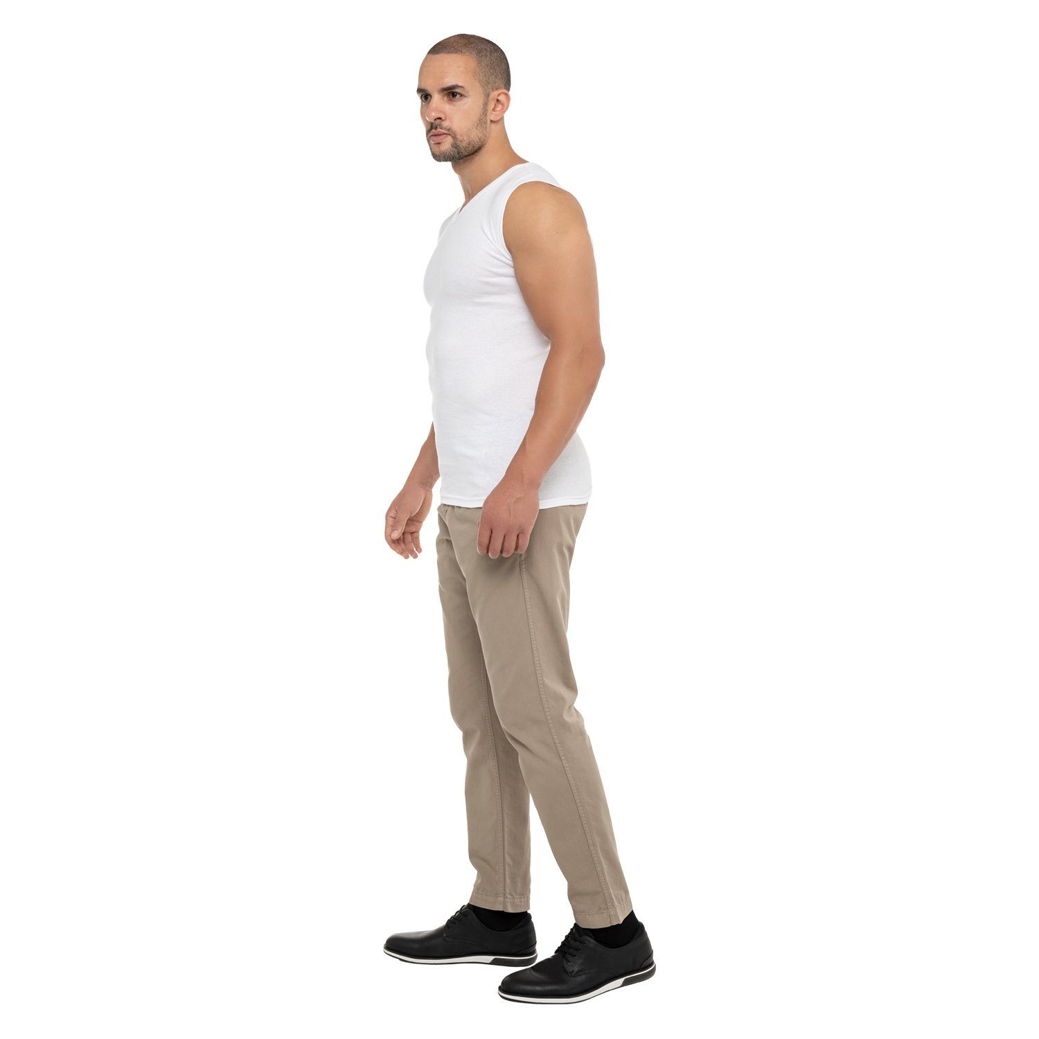 celodoro Unterhemd Herren Business Muskelshirt V-Neck (3er Pack) Muscle Shirt