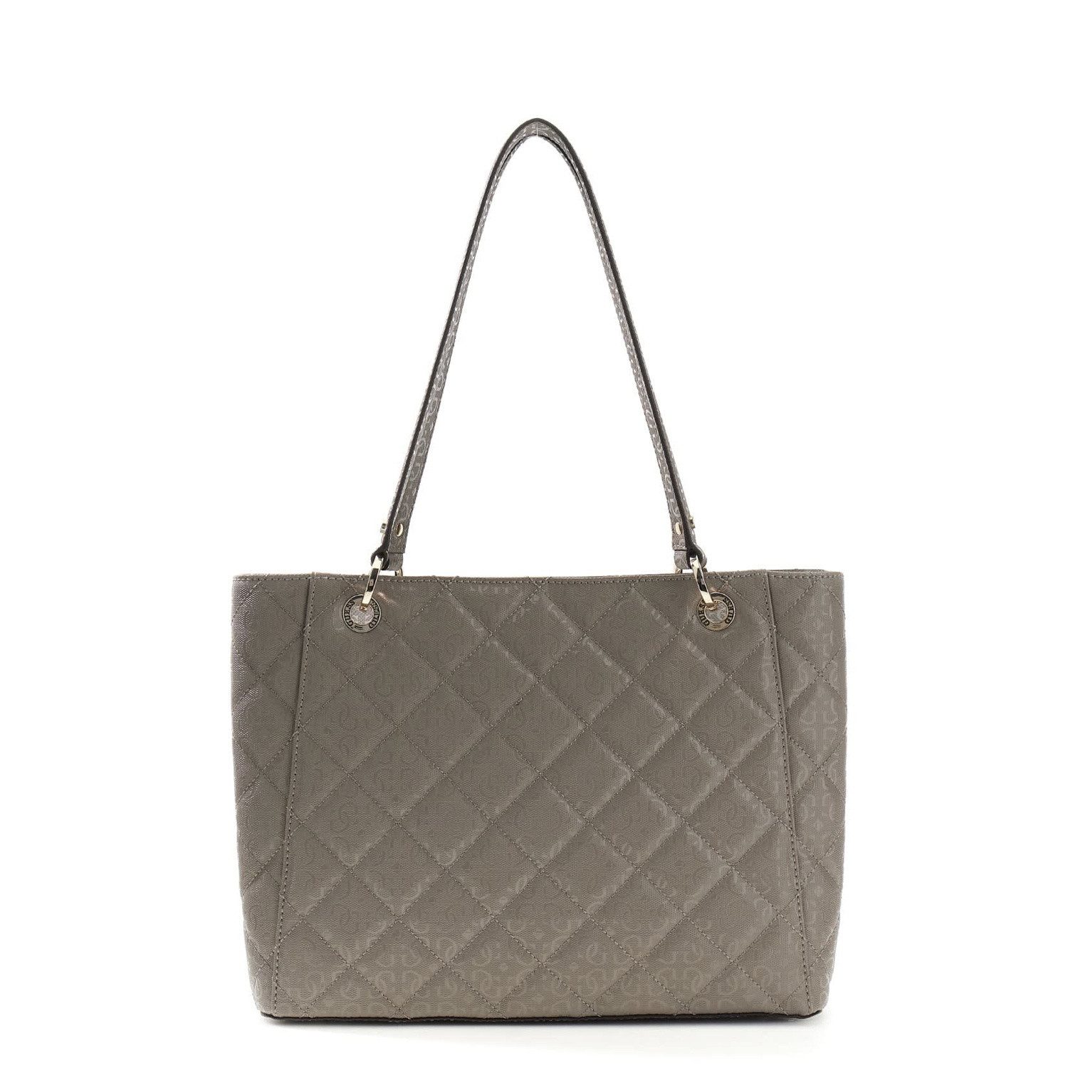 Guess Umhängetasche GUESS Shopper Libby Noel Tote Dark Taupe (1, 1-tlg., 1)