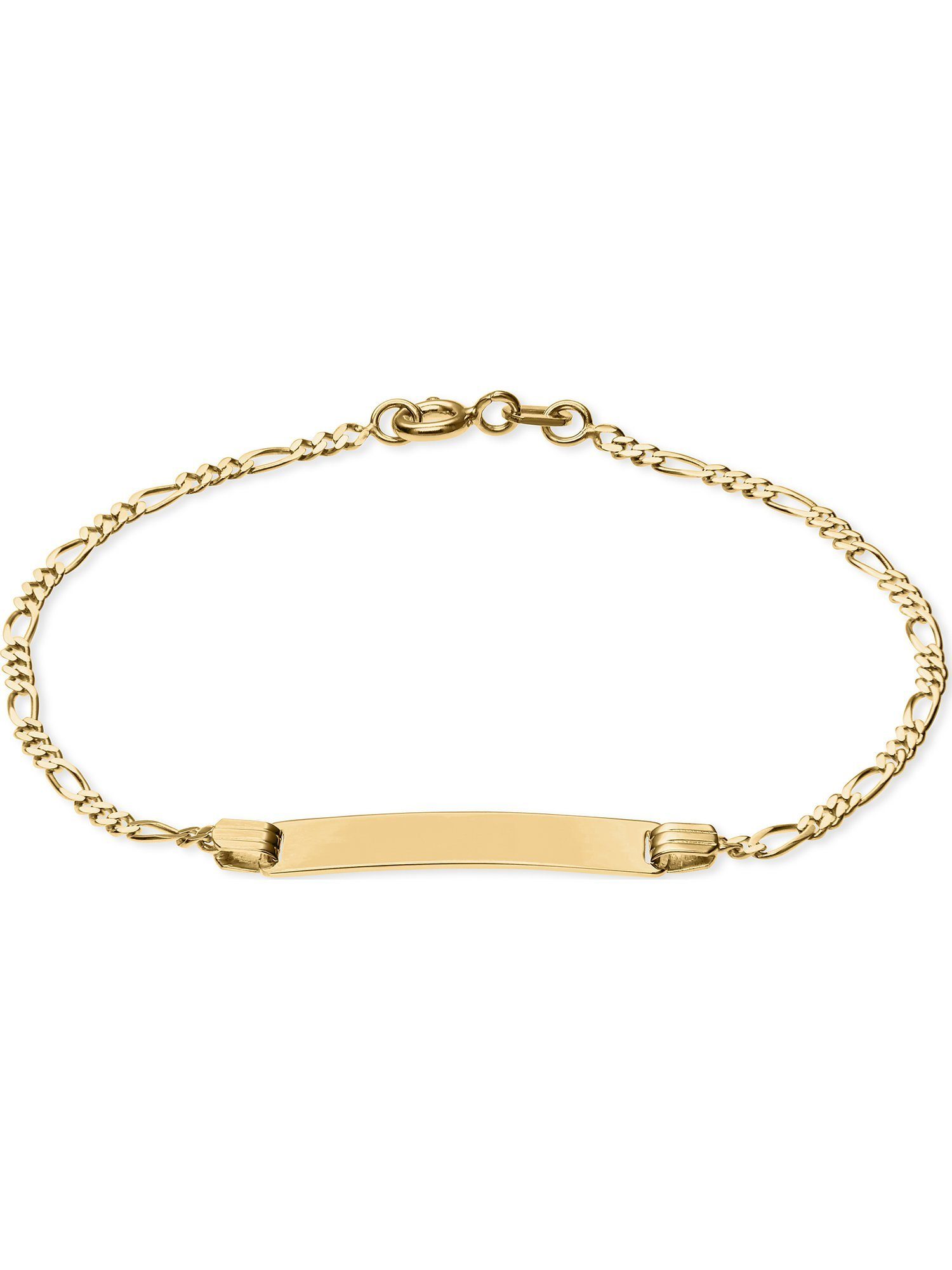 FAVS Mädchen-I.D.-Armband FAVS Gelbgold Silberarmband 375er