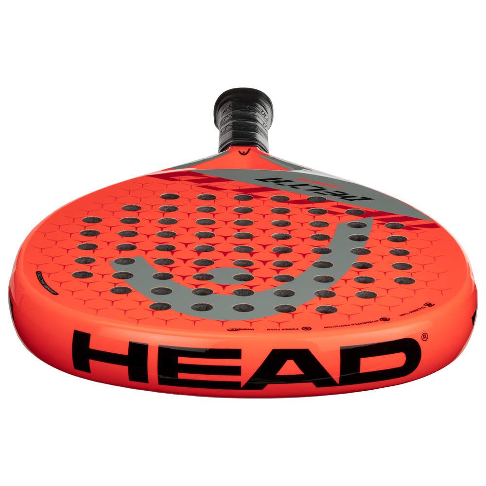Head Padelschläger Delta Junior 320g/Rund orangerot/grau
