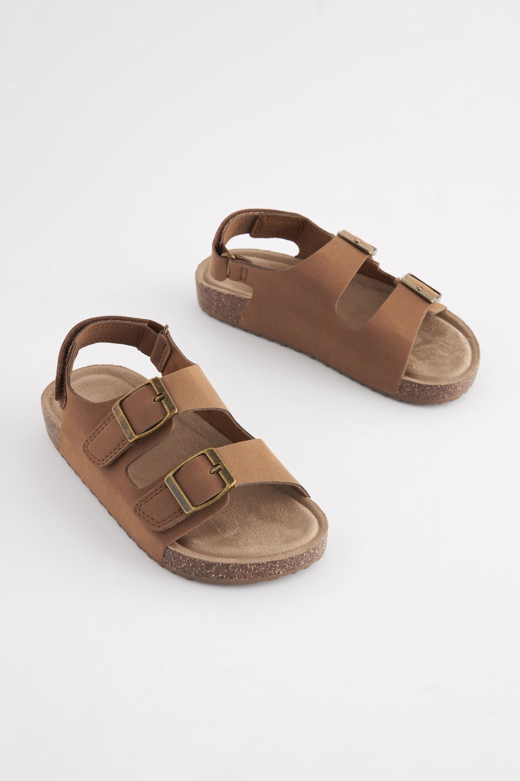 Next Sandalen mit Korksohle und Klettverschlussriemen Sandale (1-tlg)