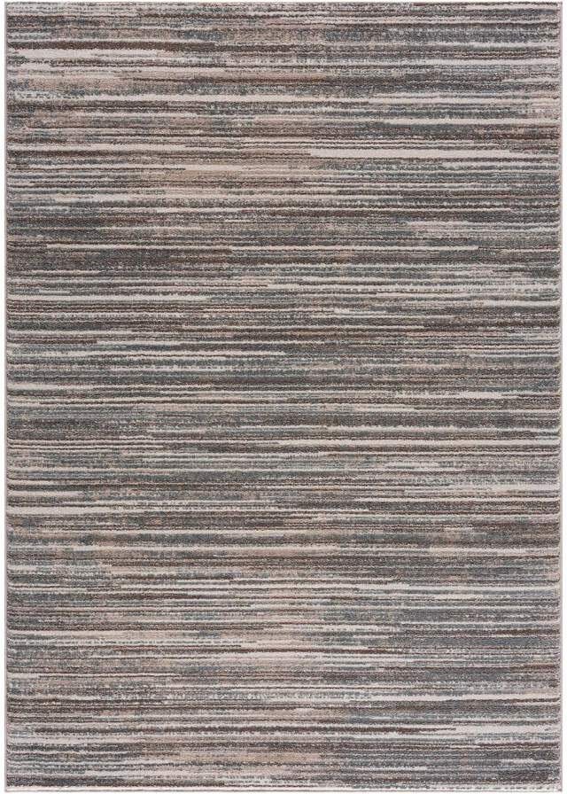 Teppich »Moda«, Carpet City, rechteckig, Höhe 11 mm, Kurzflor, Modern, Streifen-Muster, Wohnzimmer-kaufen
