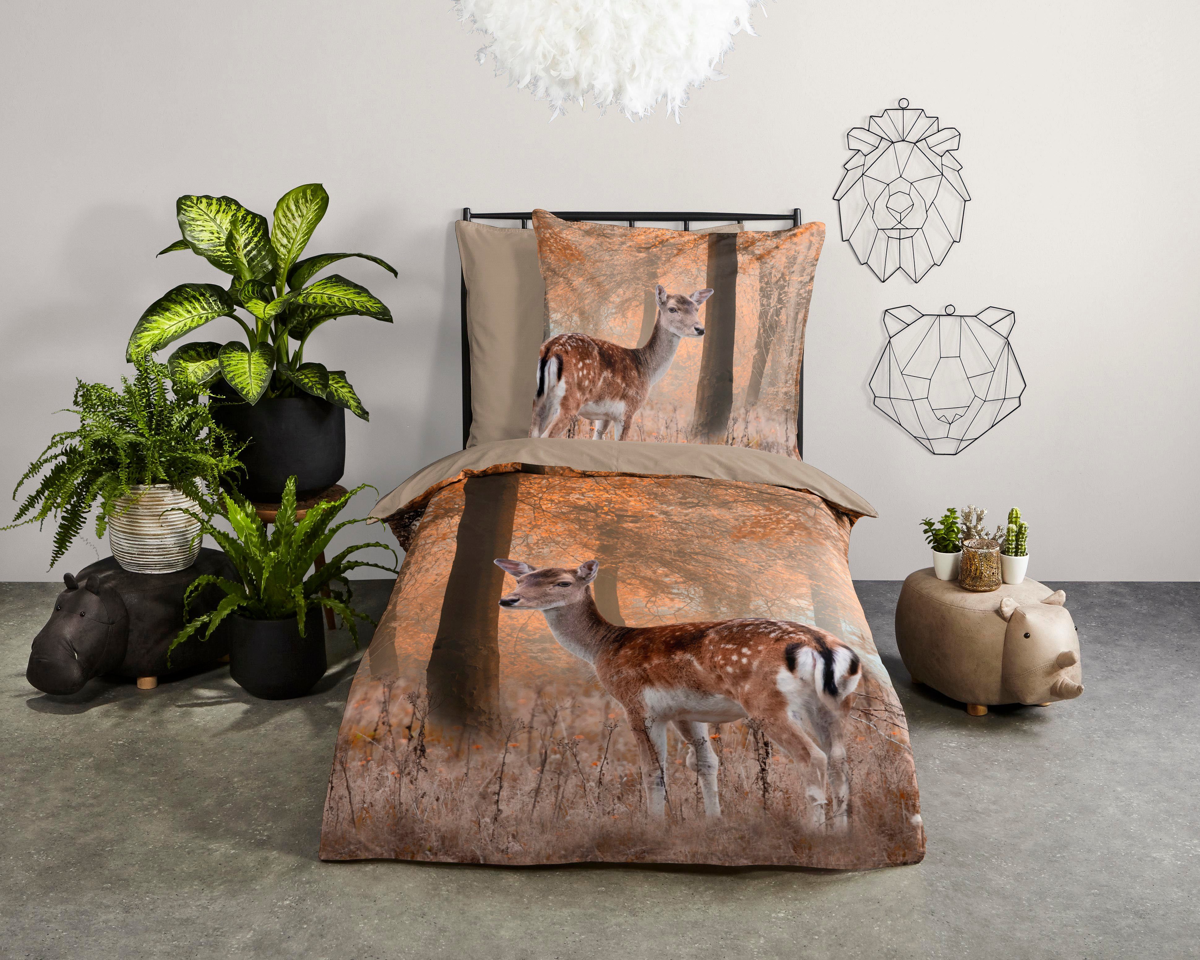 good morning Wendebettwäsche Gavina, Renforcé, 2 günstig online kaufen