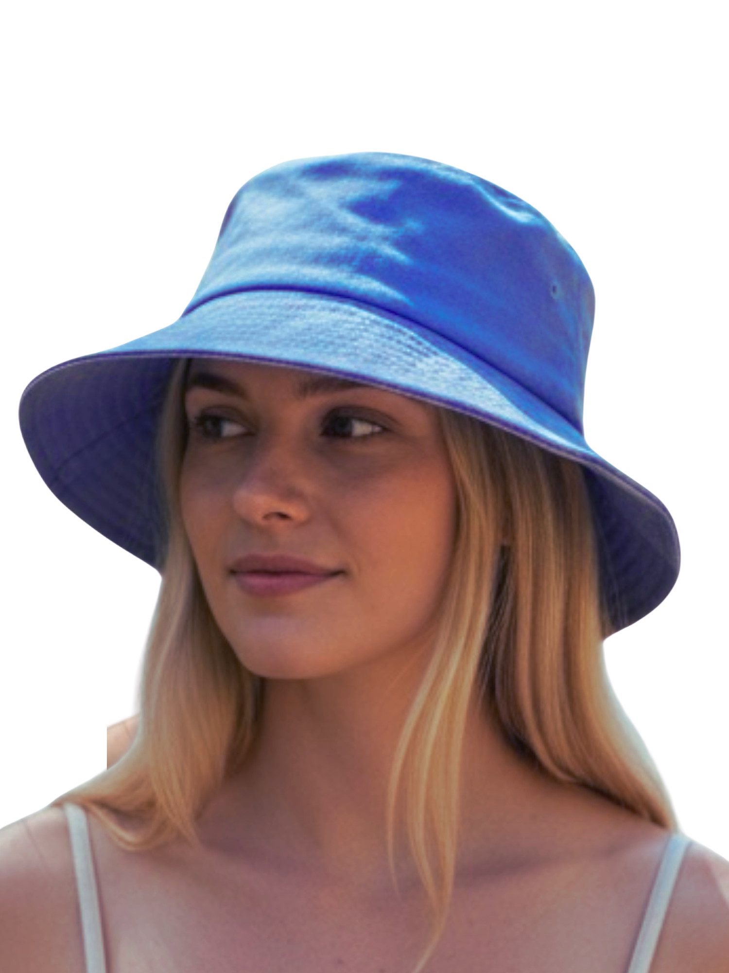 Taschen4life Sonnenhut Leinen Hut Größenverstellbar, unisex, Fischerhut