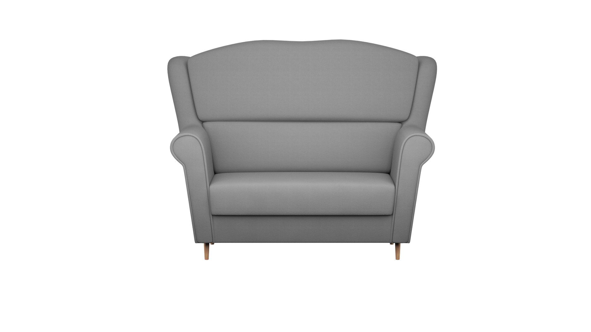 2-er Grau 2-Sitzer 2 Tiziano Elegantes Sofa Sofa modernes Zweisitzer - Siblo