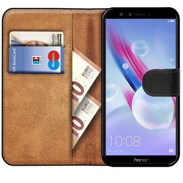 CoolGadget Handyhülle Book Case Handy Tasche für Honor 9 Lite 5,7 Zoll, Hülle Klapphülle Flip Cover Etui Schutzhülle stoßfest