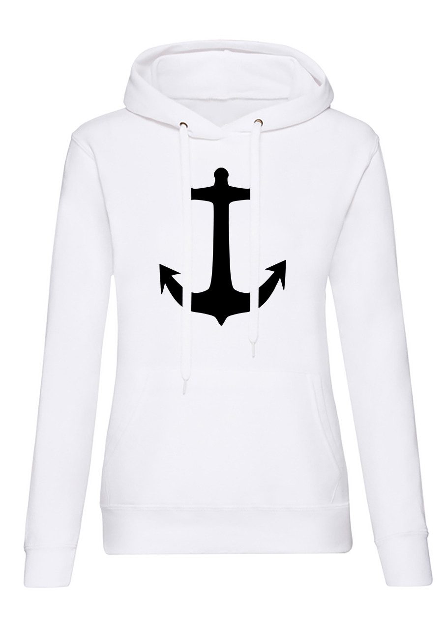 Hoodie Anker Damen Hoodie Baumwollmix Casual Kapuze Komfort Stil