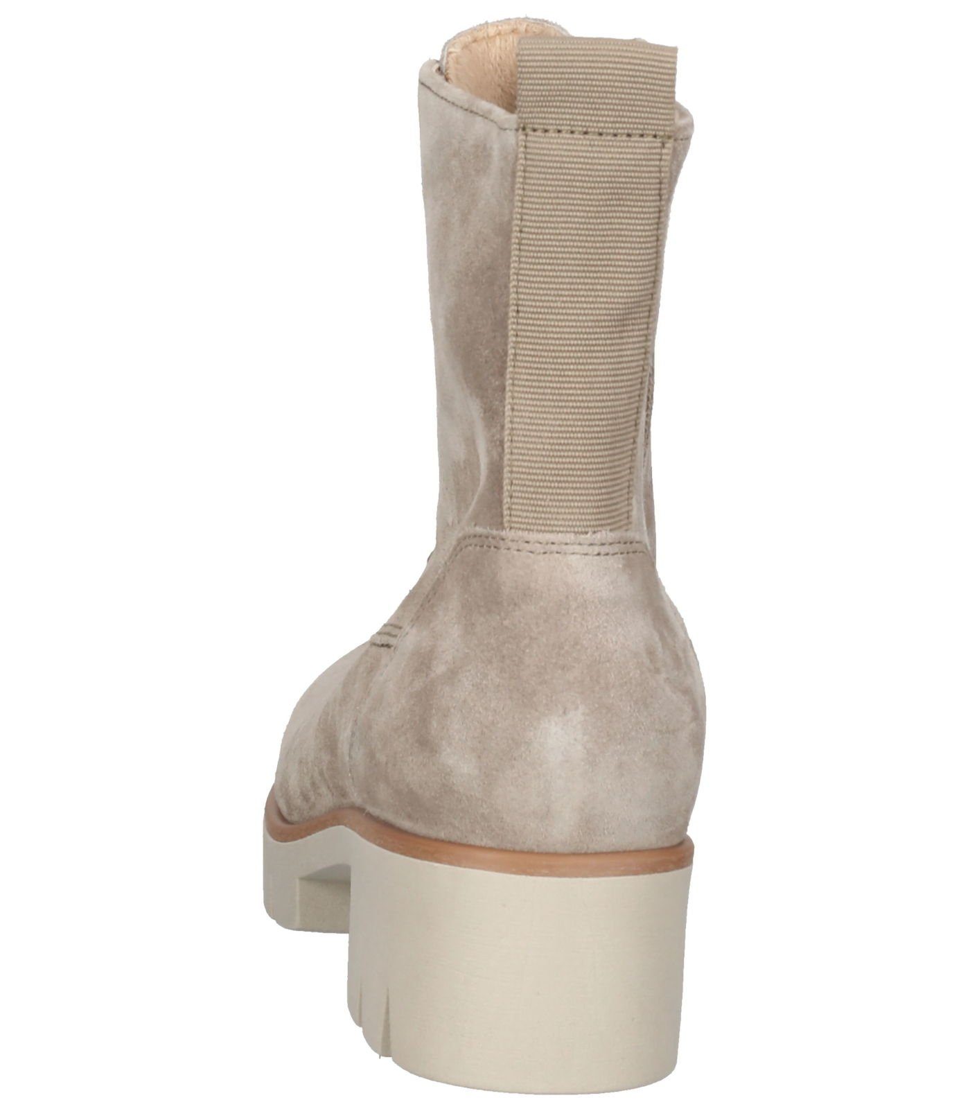 Gabor Stiefelette Leder Schnürstiefelette Beige