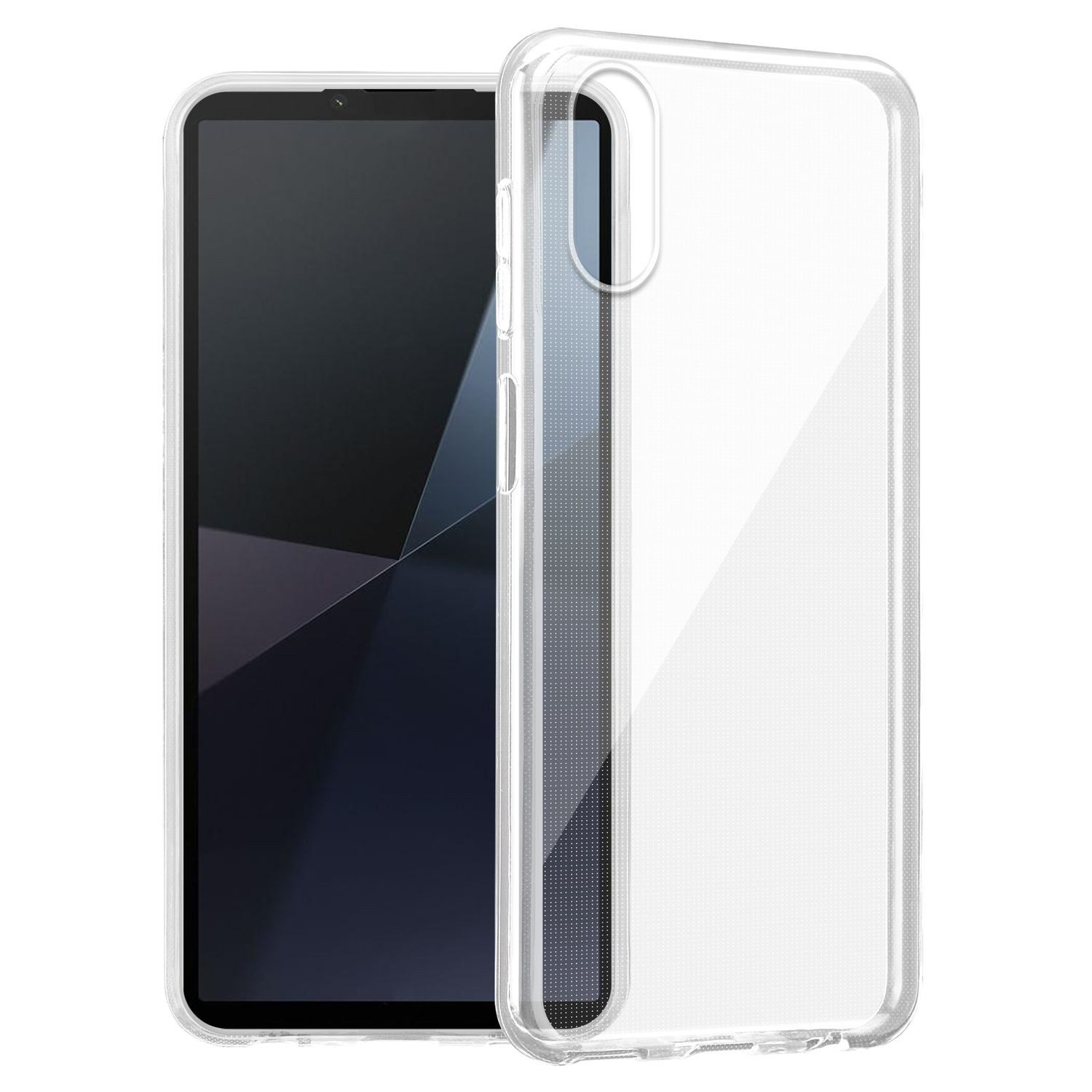 Cadorabo Handyhülle für Sony Xperia 10 VI Hülle Sony Xperia 10 VI, Hülle TPU Silikon Handy Schutzhülle Slim Transparent Case Cover