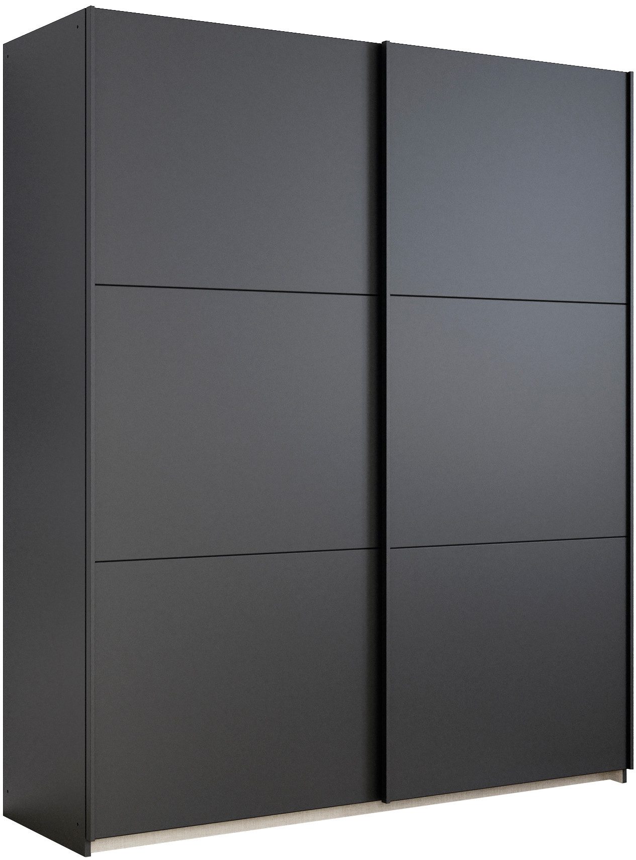 rauch Schwebetürenschrank Kleiderschrank Drehtürenschrank Schrank Garderobe KRONACH (in 3 Ausstattungen BASIC/CLASSIC/PREMIUM, Breiten 131/175/218/261 cm) optional ohne, mit 1 oder 2 Spiegel, viel Stauraum MADE IN GERMANY
