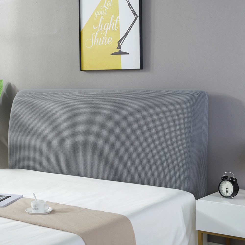 TUWENA Betthusse Bett Kopfteil Bezug, Stretchbarer Staubdichte Kopfteil Schutzhülle