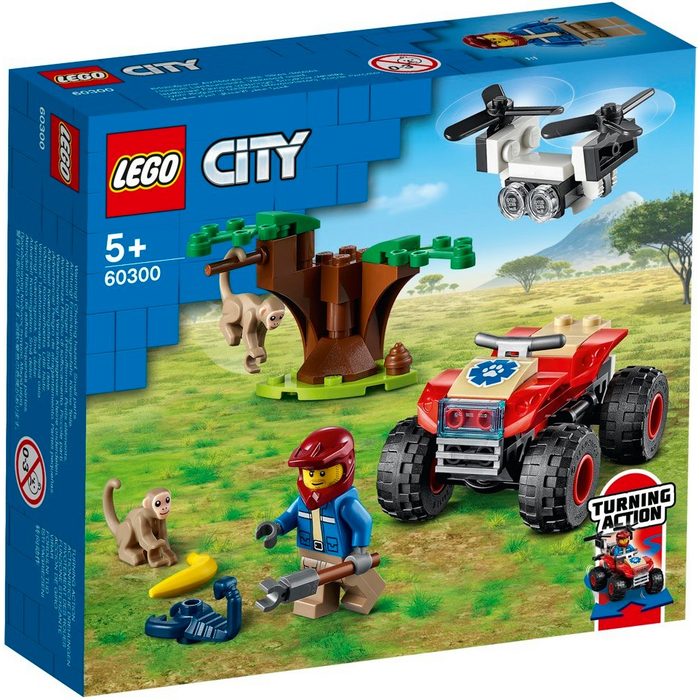 LEGO® Konstruktions-Spielset City 60300 Tierrettungs-Quad (74 St)