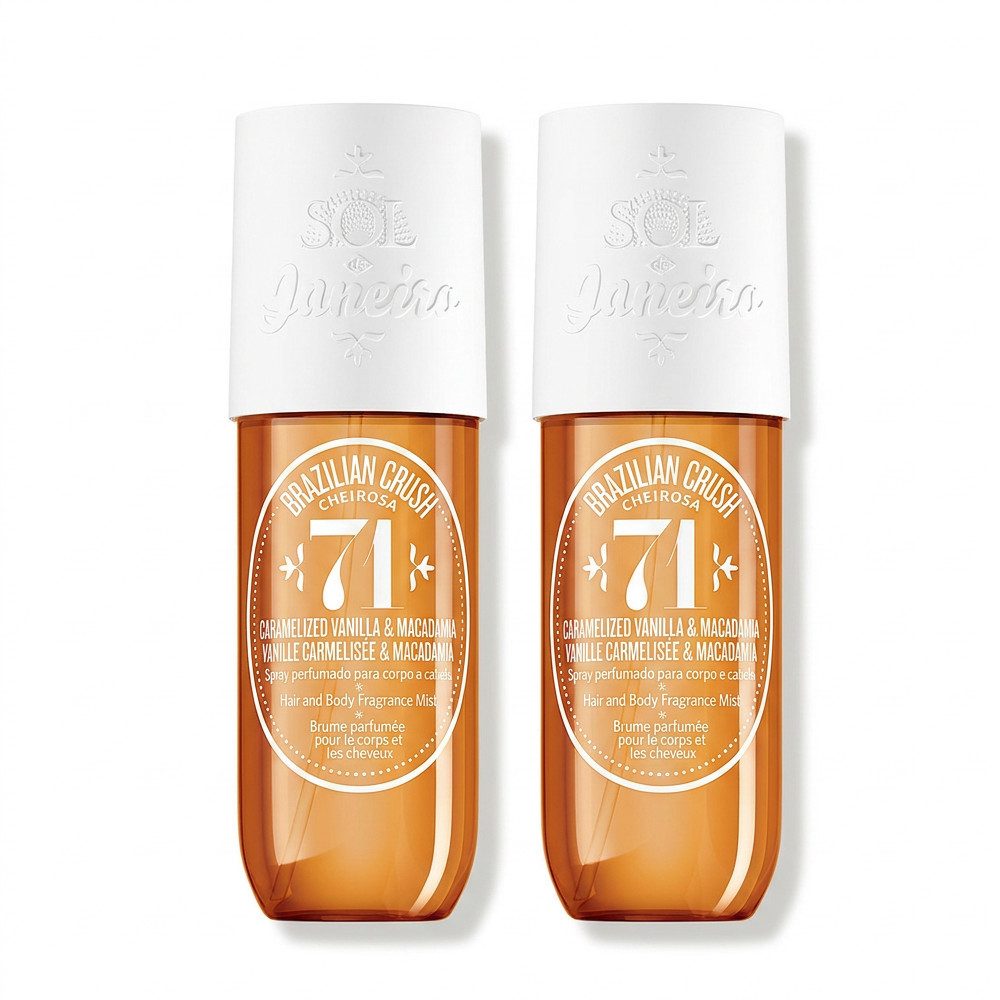 Sol de Janeiro Gesichts- und Körperspray Sol de Janeiro Body Spray Cheirosa 71 2er Set, Praktisches 2er Set für süß-gourmandigen Duftvorrat