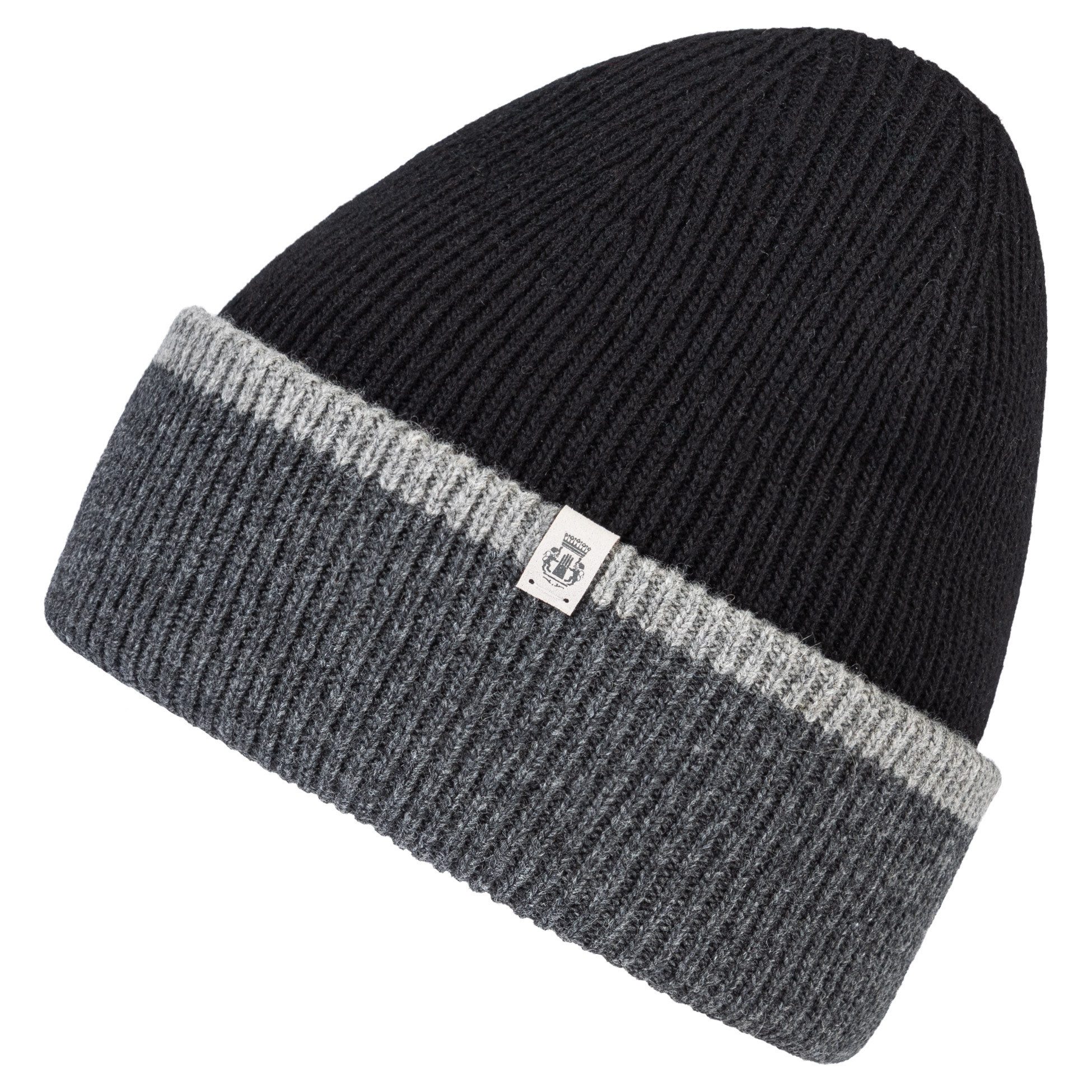 Roeckl Strickmütze TWO SIDE KNIT zweifarbige Wollmütze
