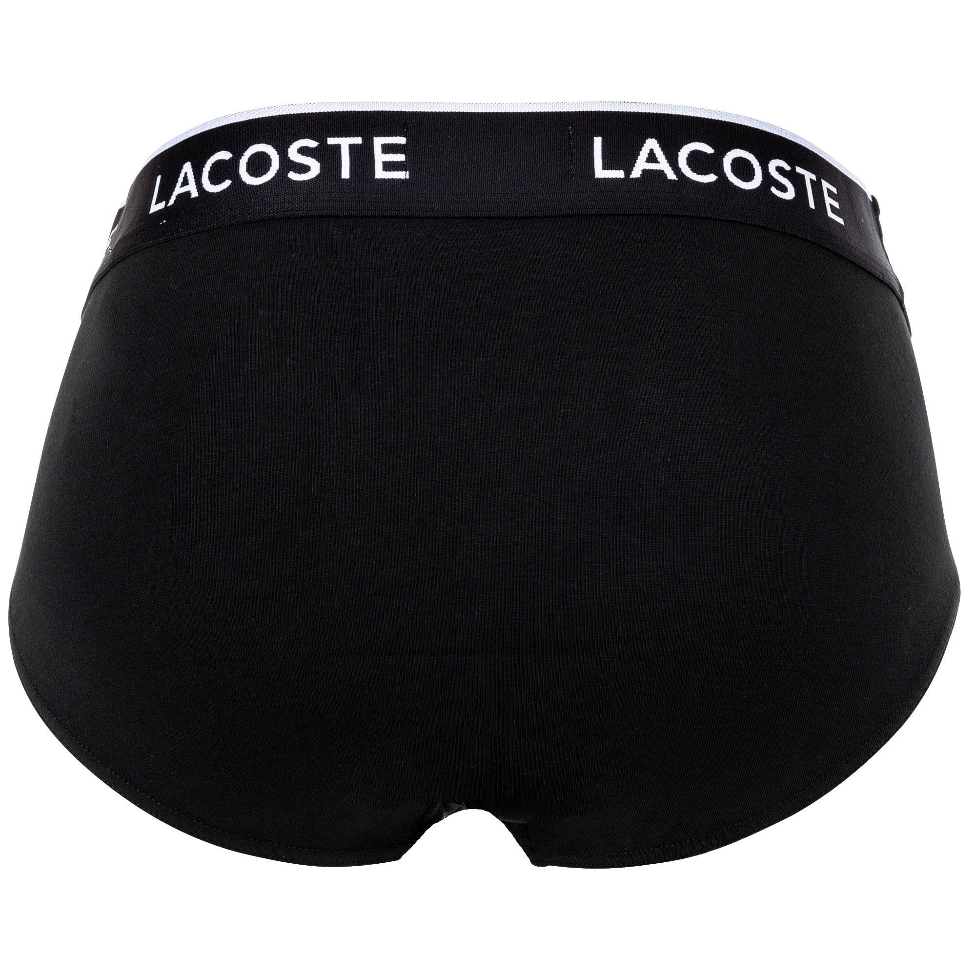 Lacoste Slip Herren Slip 3er Pack Baumwolle (Packung, 3er Pack)