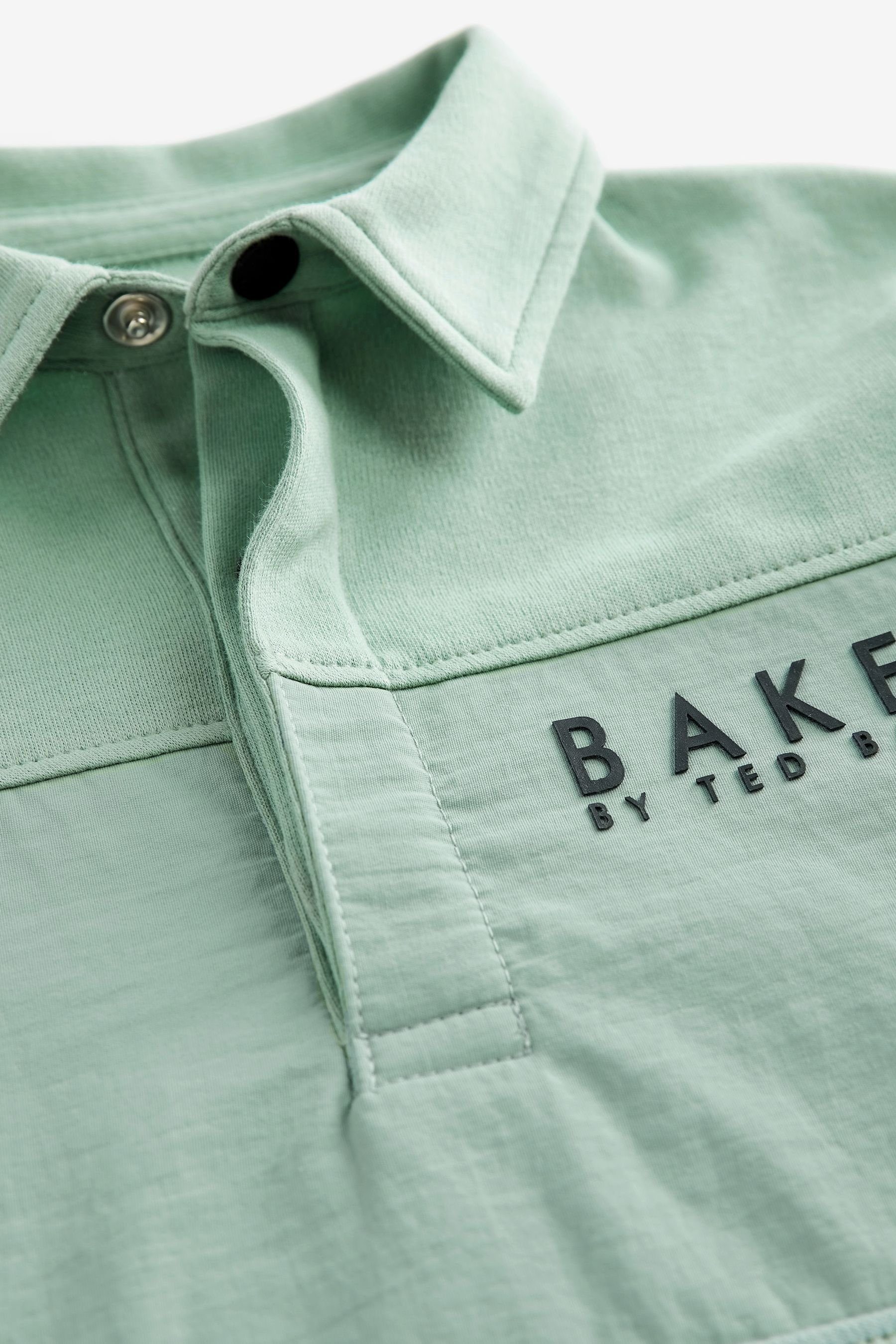 Baker mit (1-tlg) Langarm-Poloshirt Einsatz by Green Langarm-Poloshirt Baker Ted Baker by Baker Ted