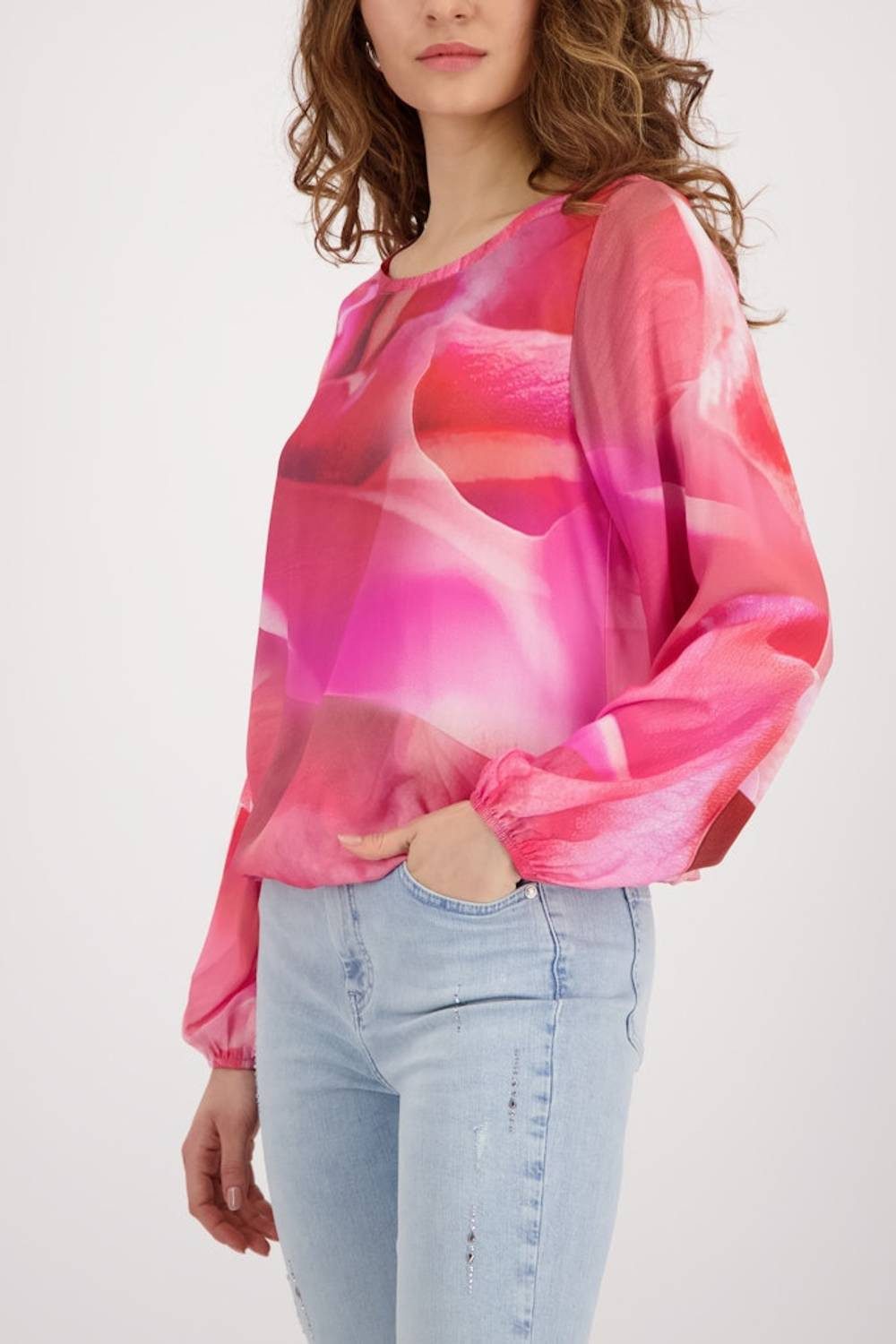 Monari Klassische Bluse 410429 luftig