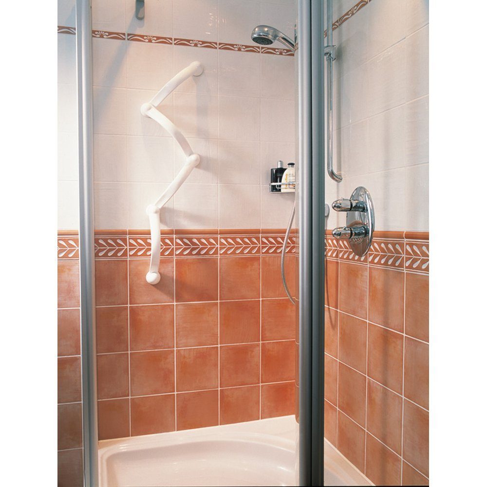 REBOTEC Badewannentablett Rebotec Cascade Wandhaltegriff