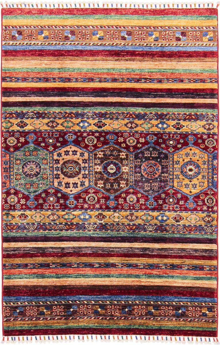 Orientteppich Arijana Shaal 101x159 Handgeknüpfter Orientteppich, Nain Trading, rechteckig, Höhe: 5 mm