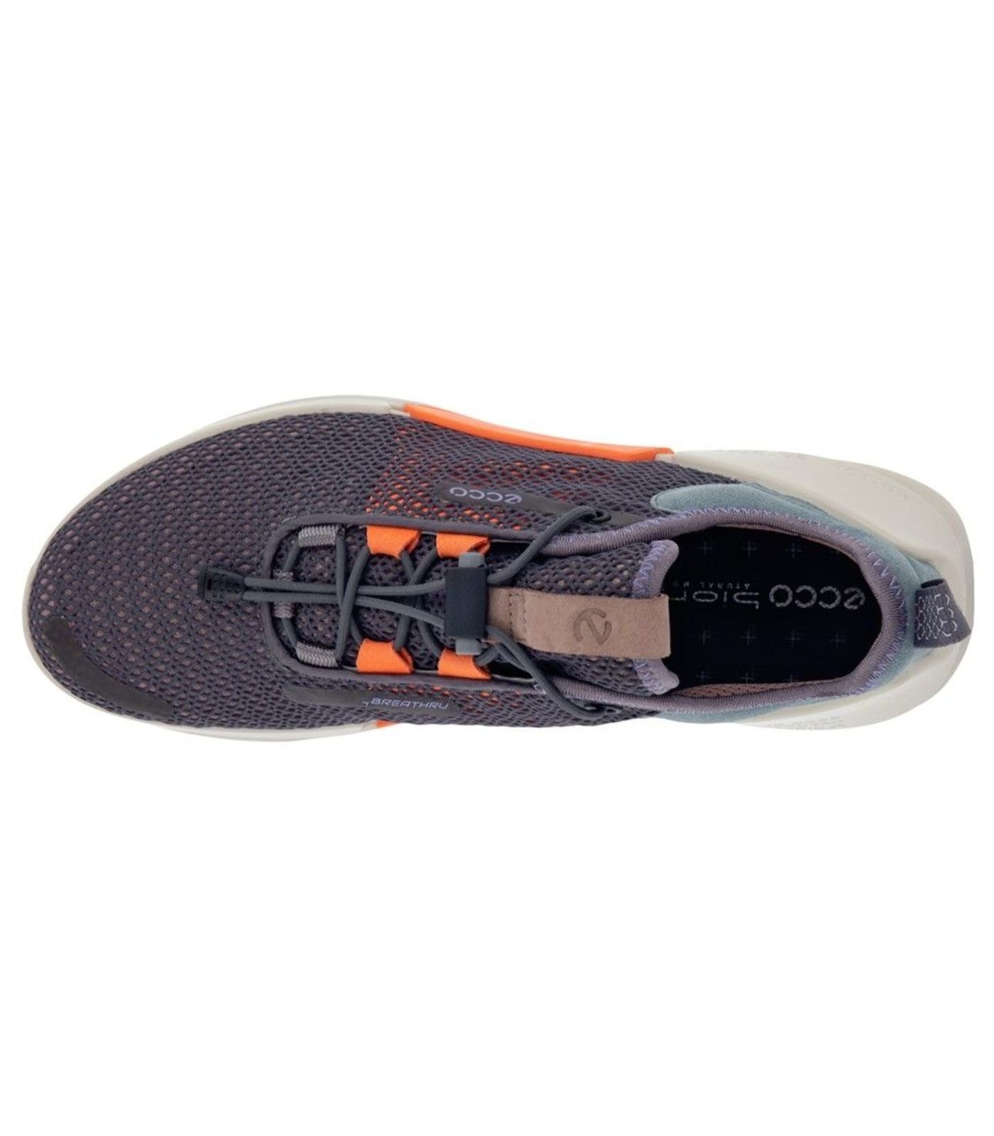 Ecco Sneaker Textil Sneaker Braun Orange
