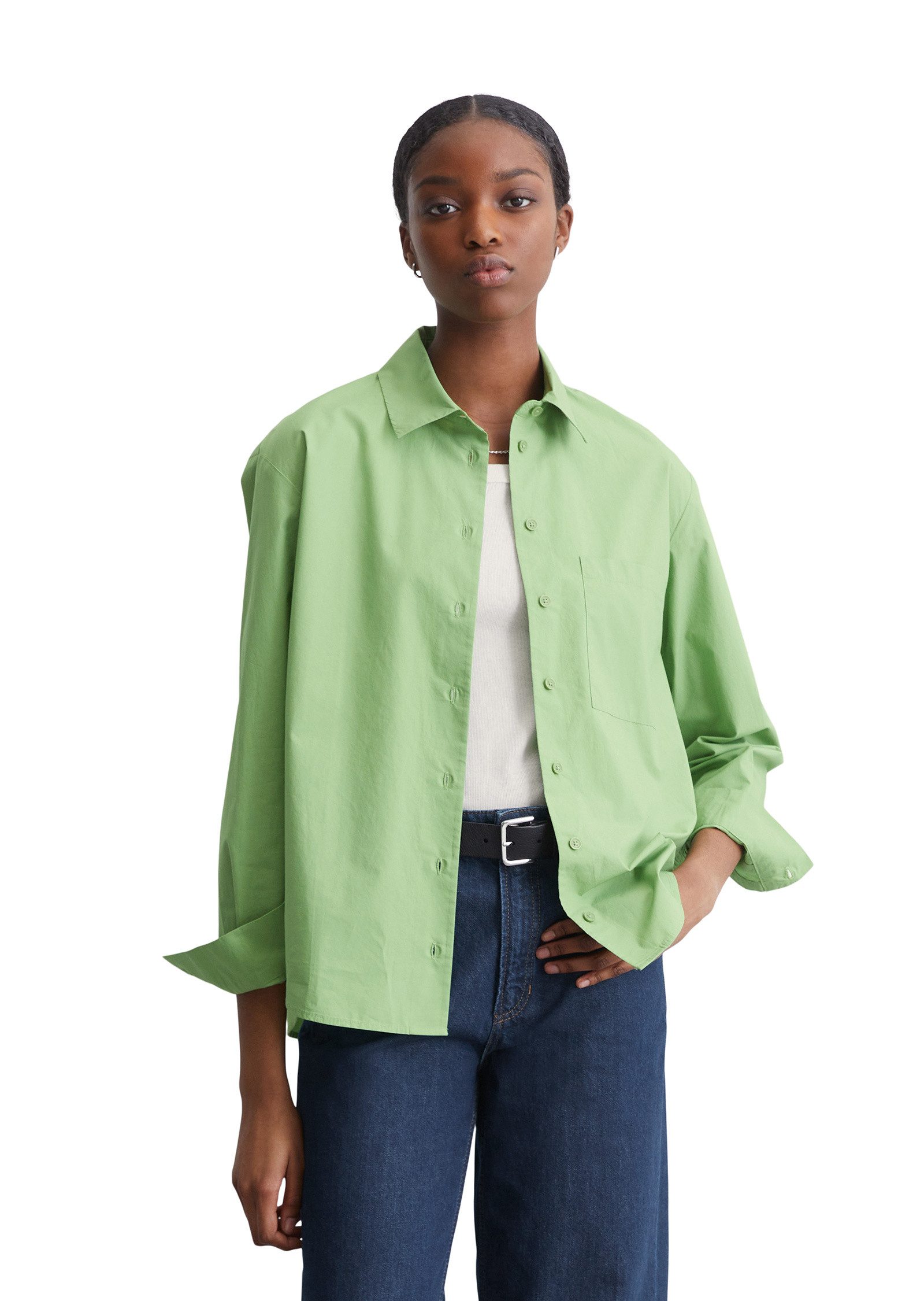 Langarmbluse aus softem Organic Cotton