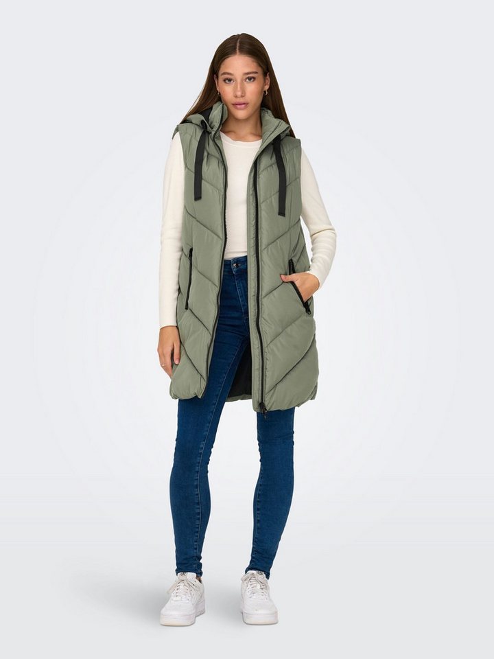 JDY Steppweste (1-tlg) Plain/ohne Details